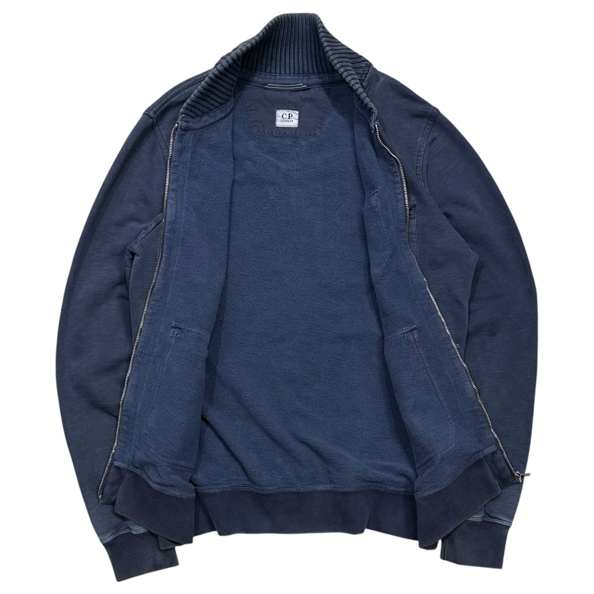 最終値下げC.P. COMPANY スウェット ネイビー C.P.COMPANY(シーピーカンパニー) 2010～2015's Wide-Ribbed-Collar