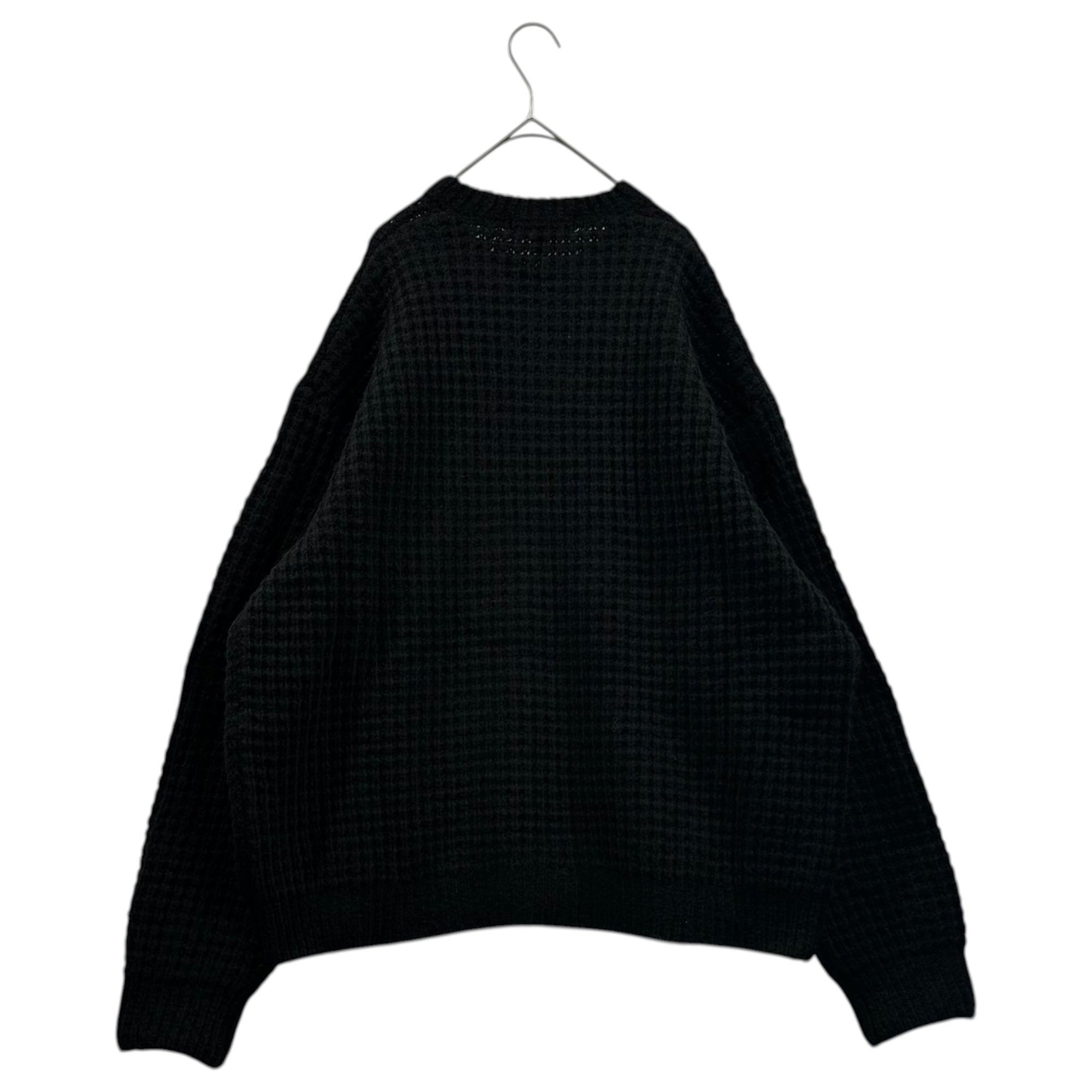 Supreme ブラック ワッフルセーター Lサイズ SUPREME(シュプリーム) 25AW SMALL BOX WAFFLE SWEATER スモール