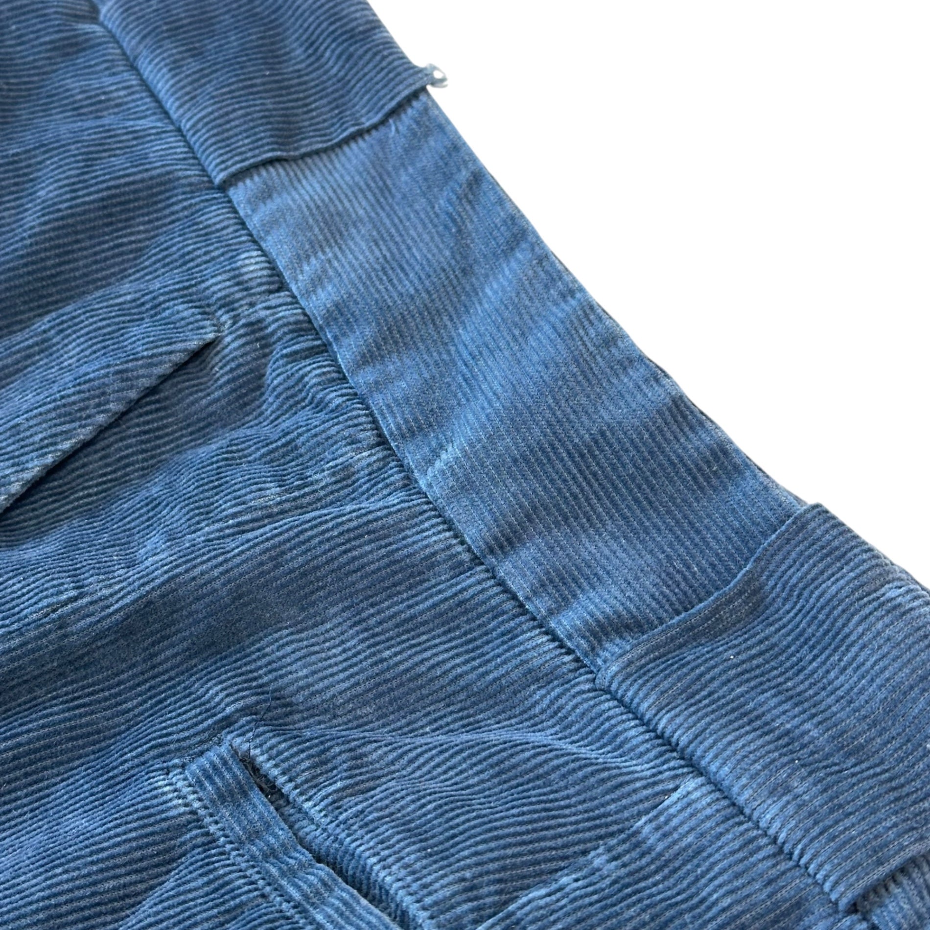 MAISON MARGIELA(メゾンマルジェラ) 13SS Corduroy Straight Pants コーデュロイ ストレート パンツ S30KA0339 46(S) ブルー 裾上げ有