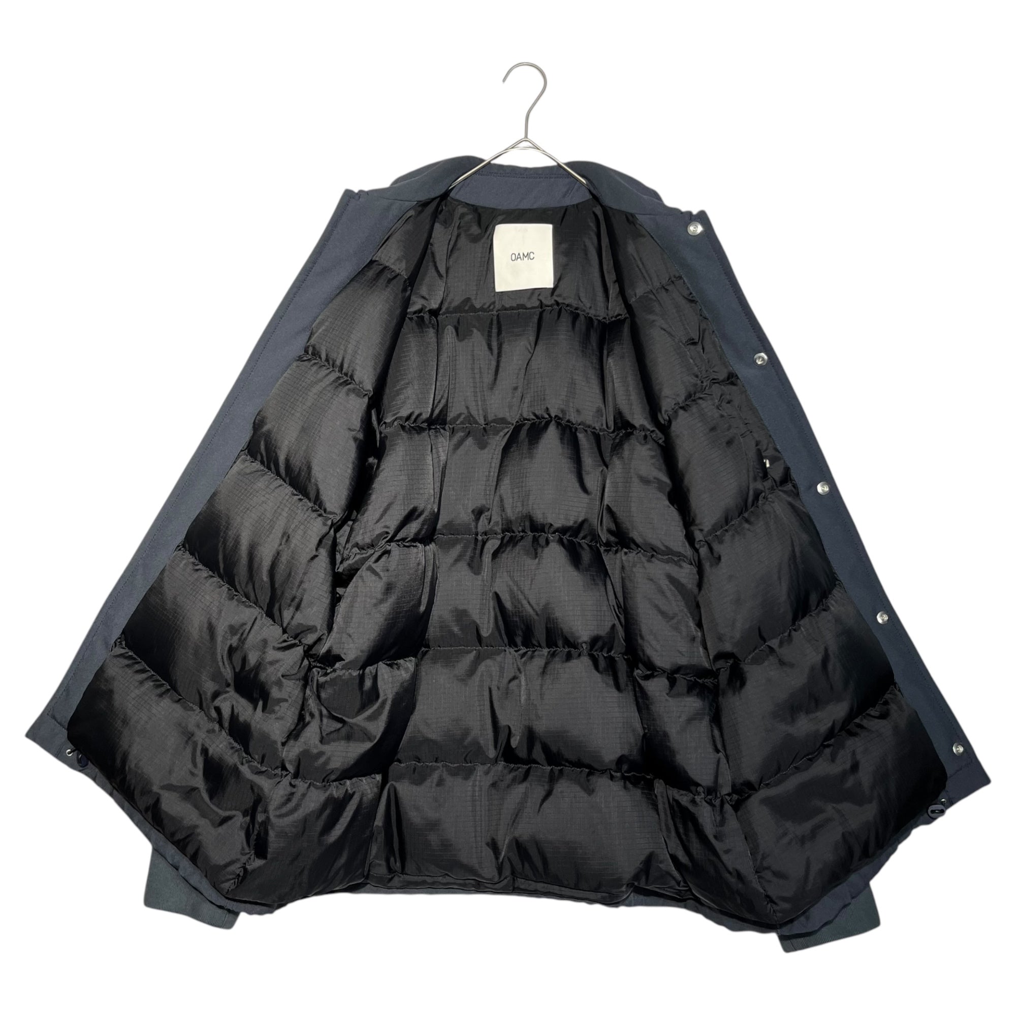 OAMC(オーエーエムシー) 20AW QUADRA JACKET ダウン コーチ ジャケット 1225-343-9136 M ネイビー