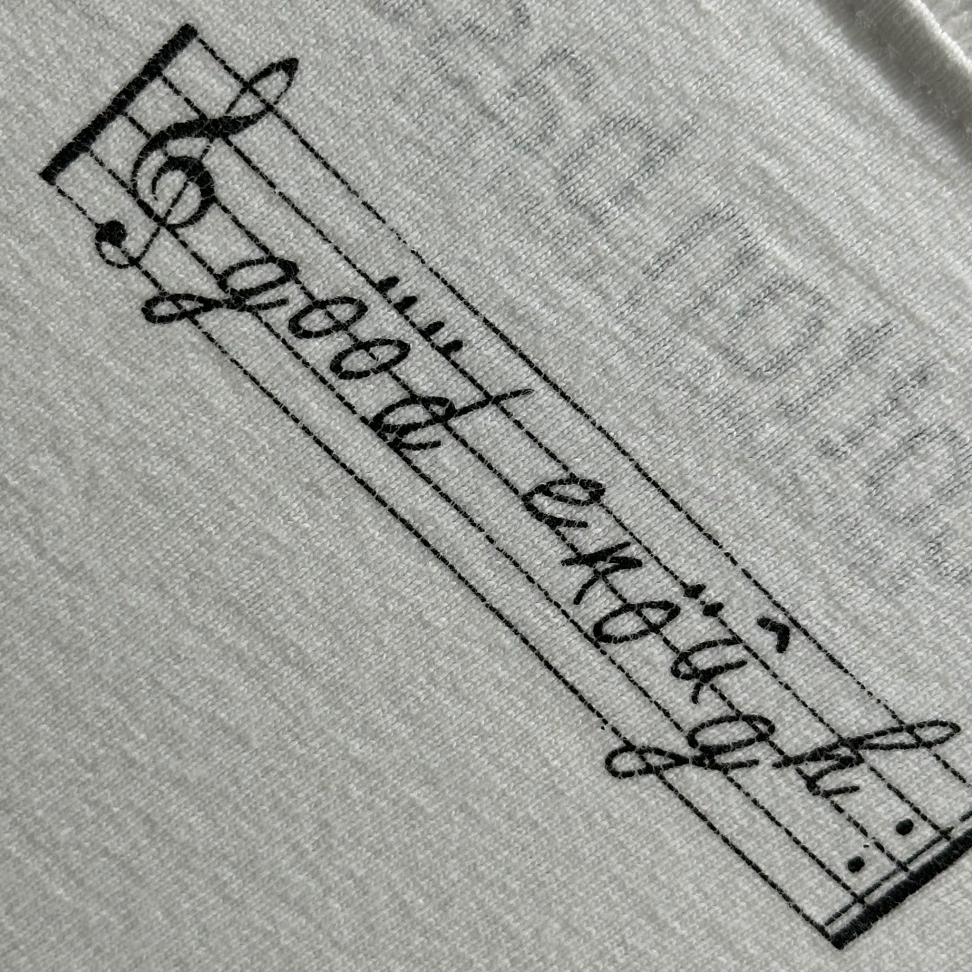 GOODENOUGH(グッドイナフ) 2003's cotton base Gretsch Guitar Print s/s T-Shirt グレッチ ギター プリント 半袖 Tシャツ L ホワイト×ブルー×グレー 2003年BAPEギャラリー限定