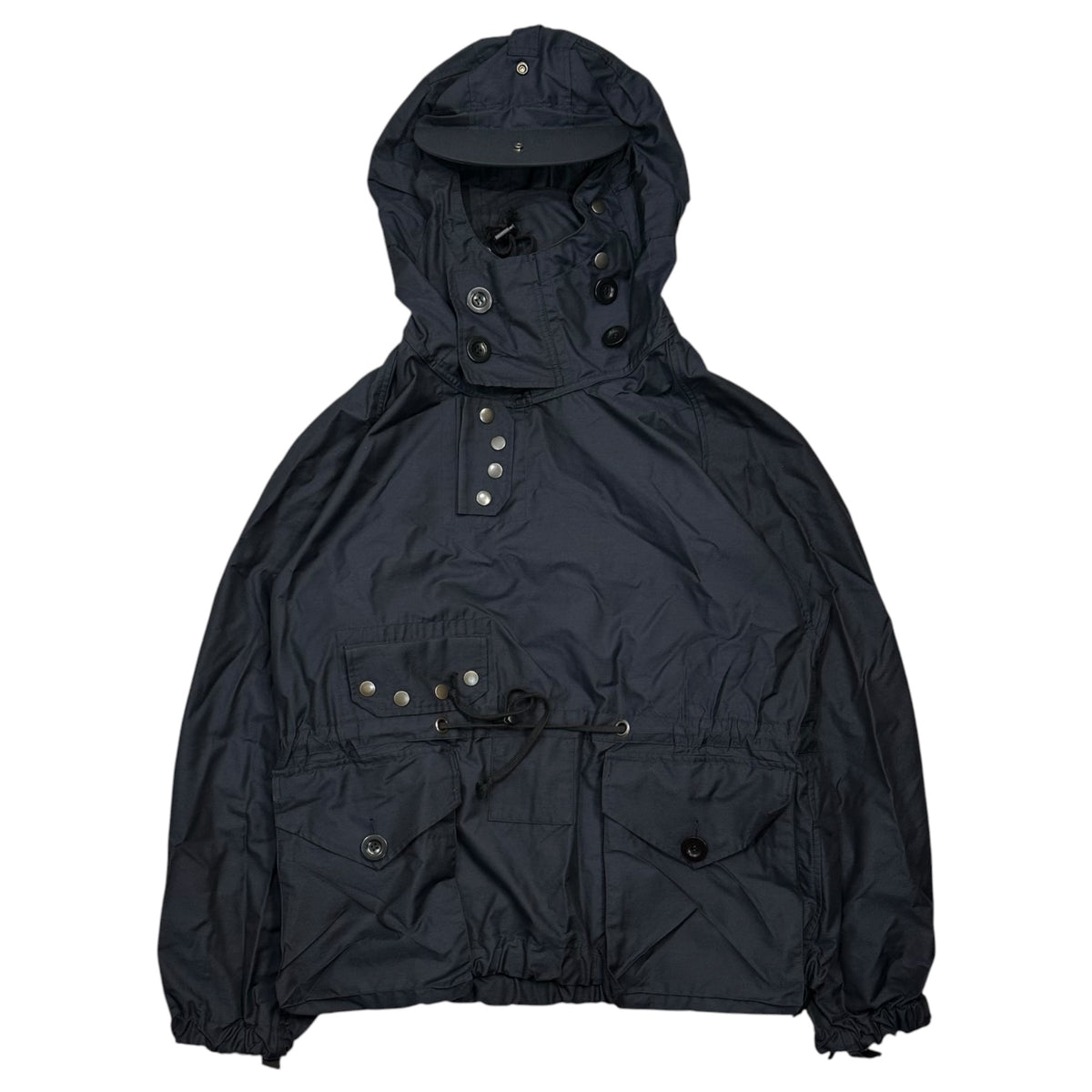 MAISON MARGIELA(メゾンマルジェラ) 25AW Windproof Smock ウィンドプルーフ ミリタリー スモック S50AM0641 42 ネイビー ジャケット アノラック
