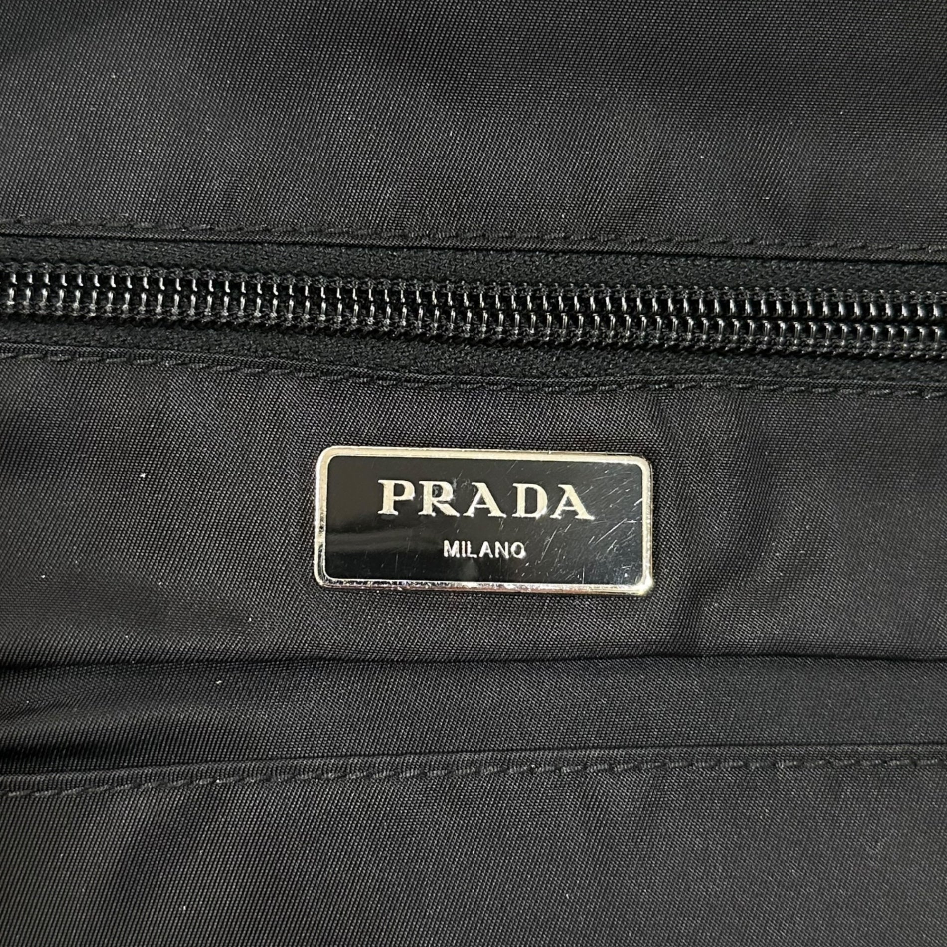 PRADA(プラダ) Drawstring Nylon Backpack ドローコード ナイロン リュックサック バックパック VZ0055 ブラック
