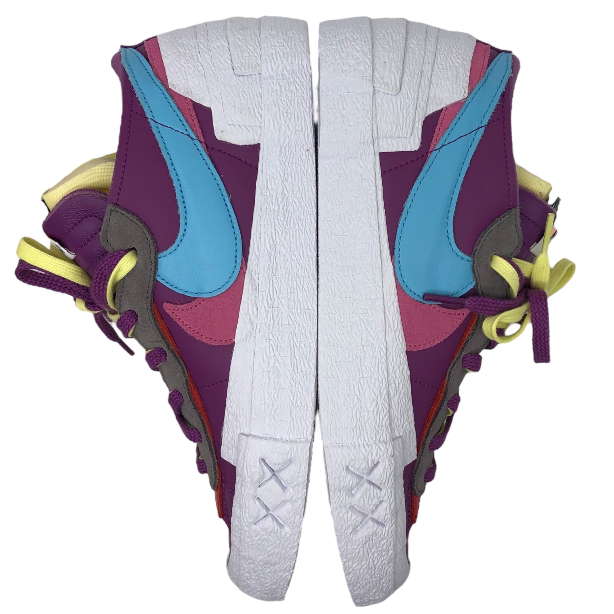 NIKE×SACAI×KAWS(ナイキ×サカイ×カウズ) BLAZER LOW "Purple Dusk" ブレザー ロー DM7901-500 27.5cm パープル×スカイブルー 箱付