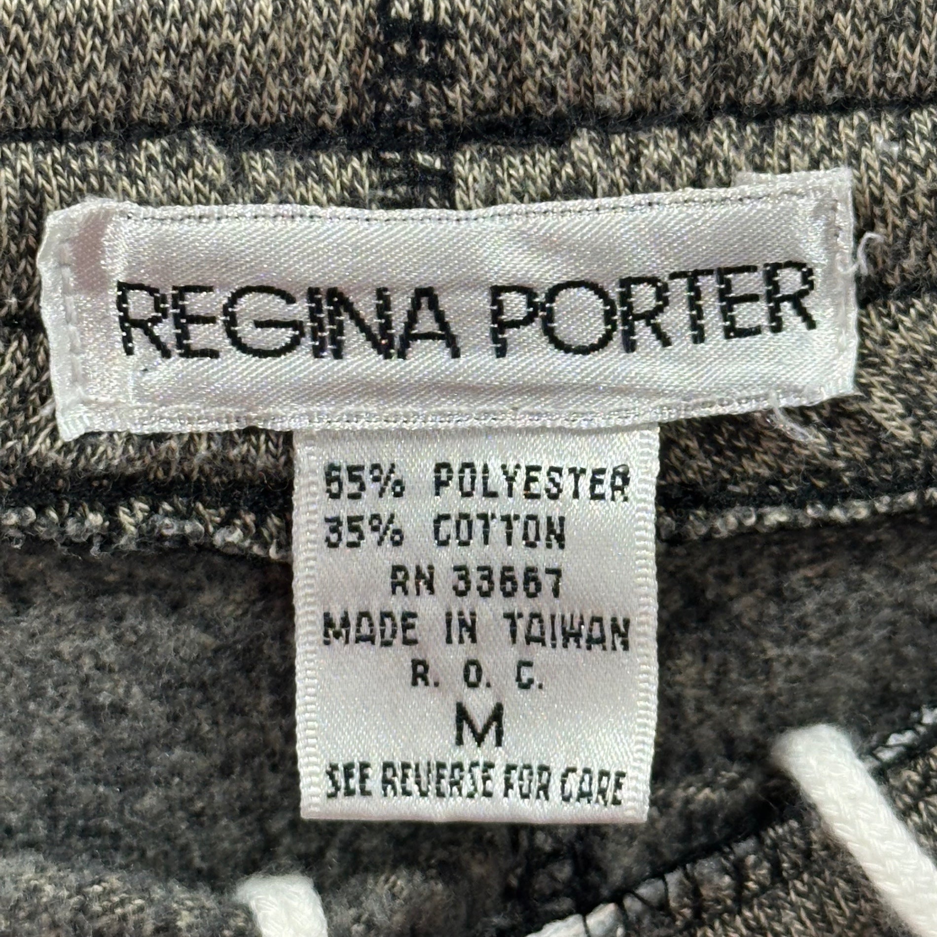 REGINA PORTER(レジーナポーター) Vintage Marbled Baker Pants ヴィンテージ 霜降り ベイカー パンツ M グレー
