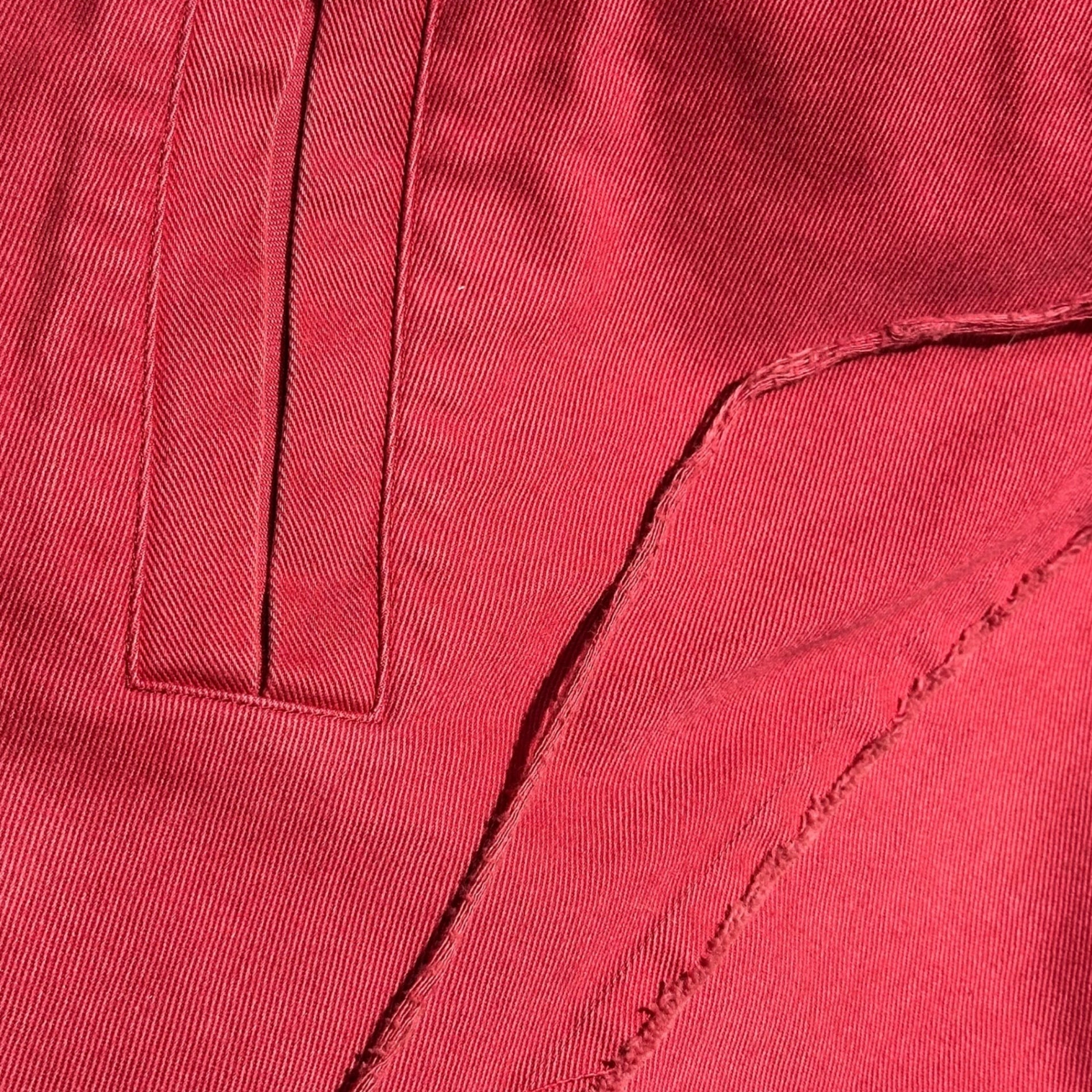 UNDERCOVER(アンダーカバー) 94SS Masterpiece Frayed Coach Jacket 名作 オリジナル ほつれ コーチ ジャケット FREE レッド 90's 90年代 アーカイブ