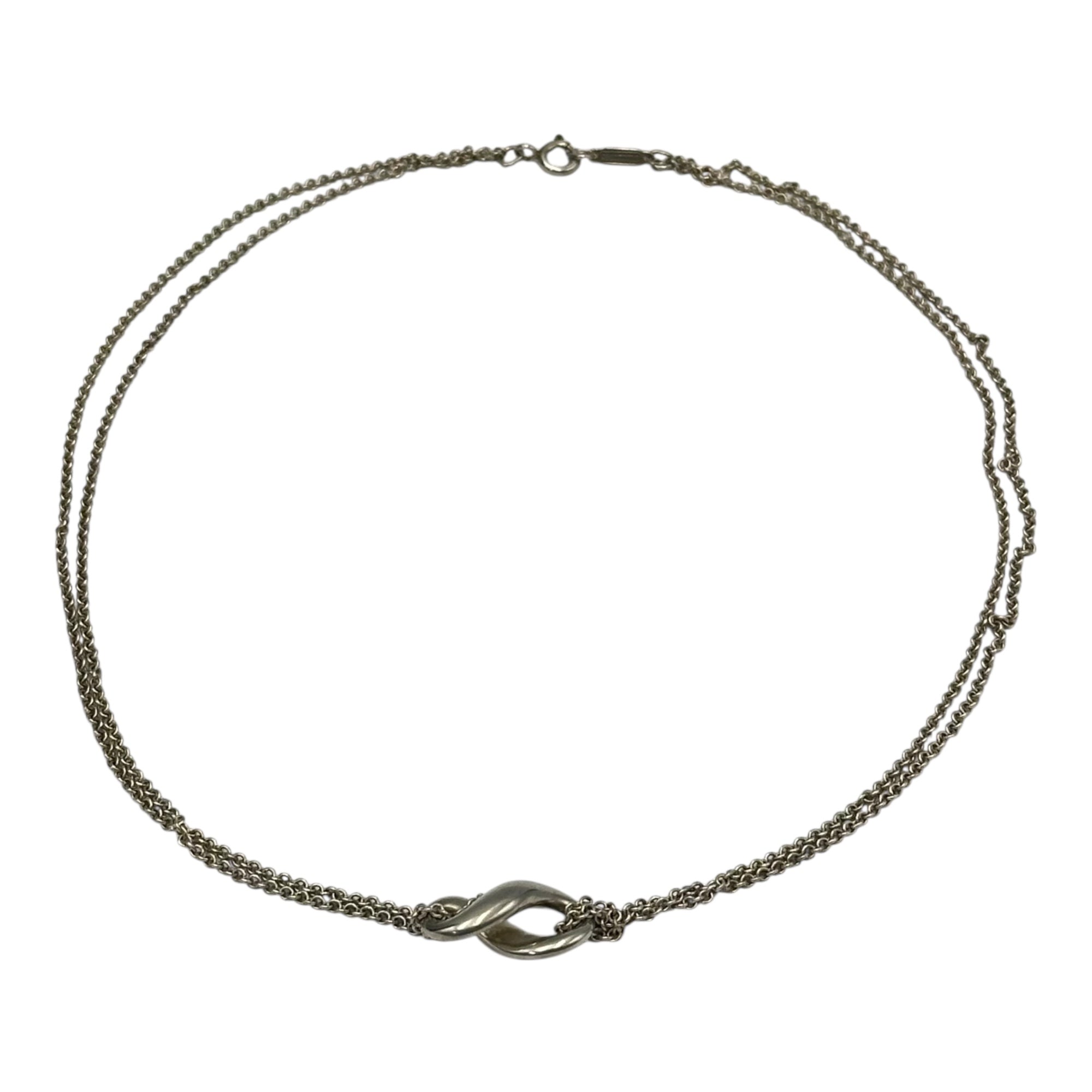 TIFFANY & CO.(ティファニー) Infinity W Chain Necklace
