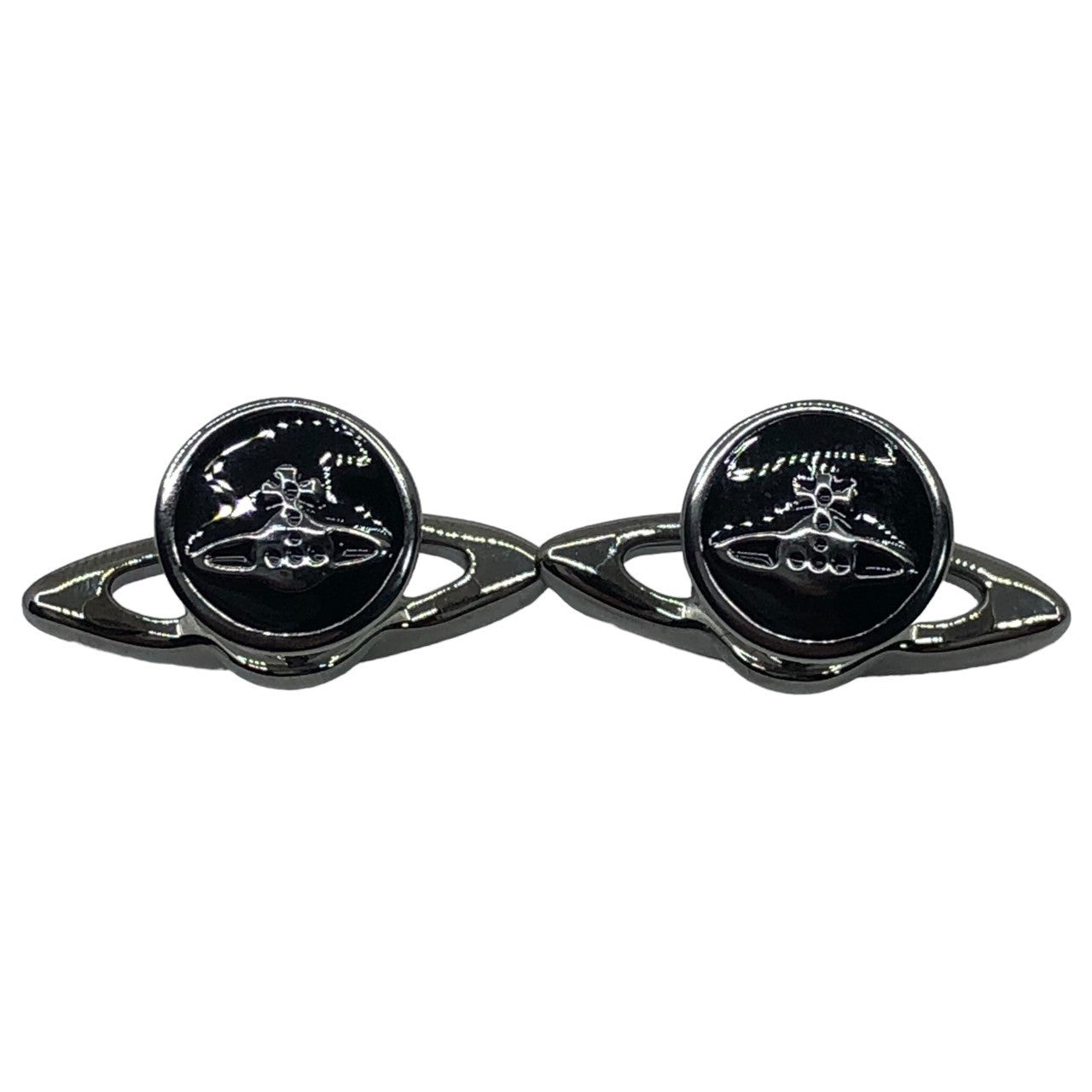 Vivienne Westwood(ヴィヴィアンウエストウッド) orb cufflinks オーブ ロゴ カフス ブラック 箱付