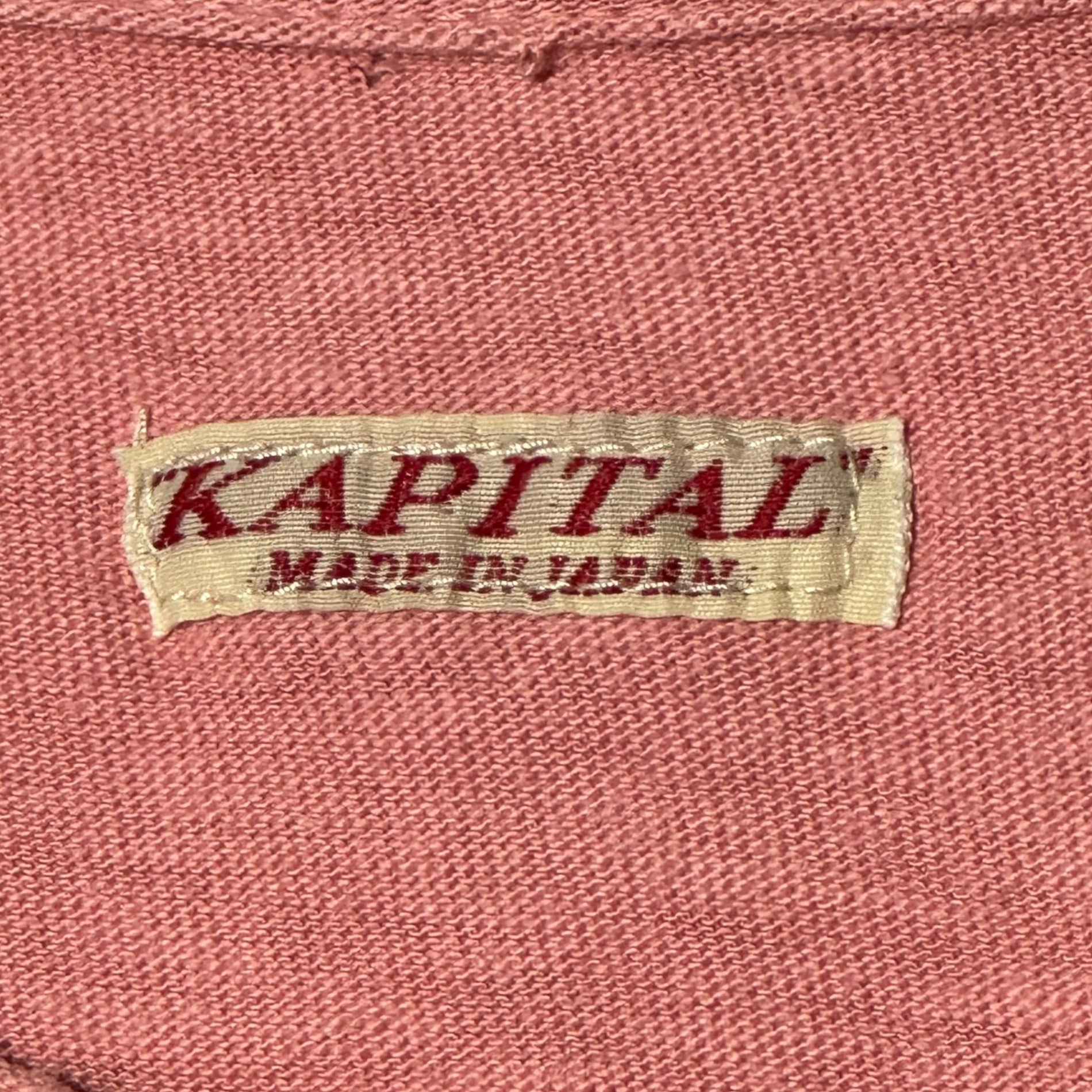 kapital(キャピタル) Crew T-Shirt BINGO Smile 天竺クルーTシャツ ビンゴ スマイル K1403SC289 2(M) ピンク