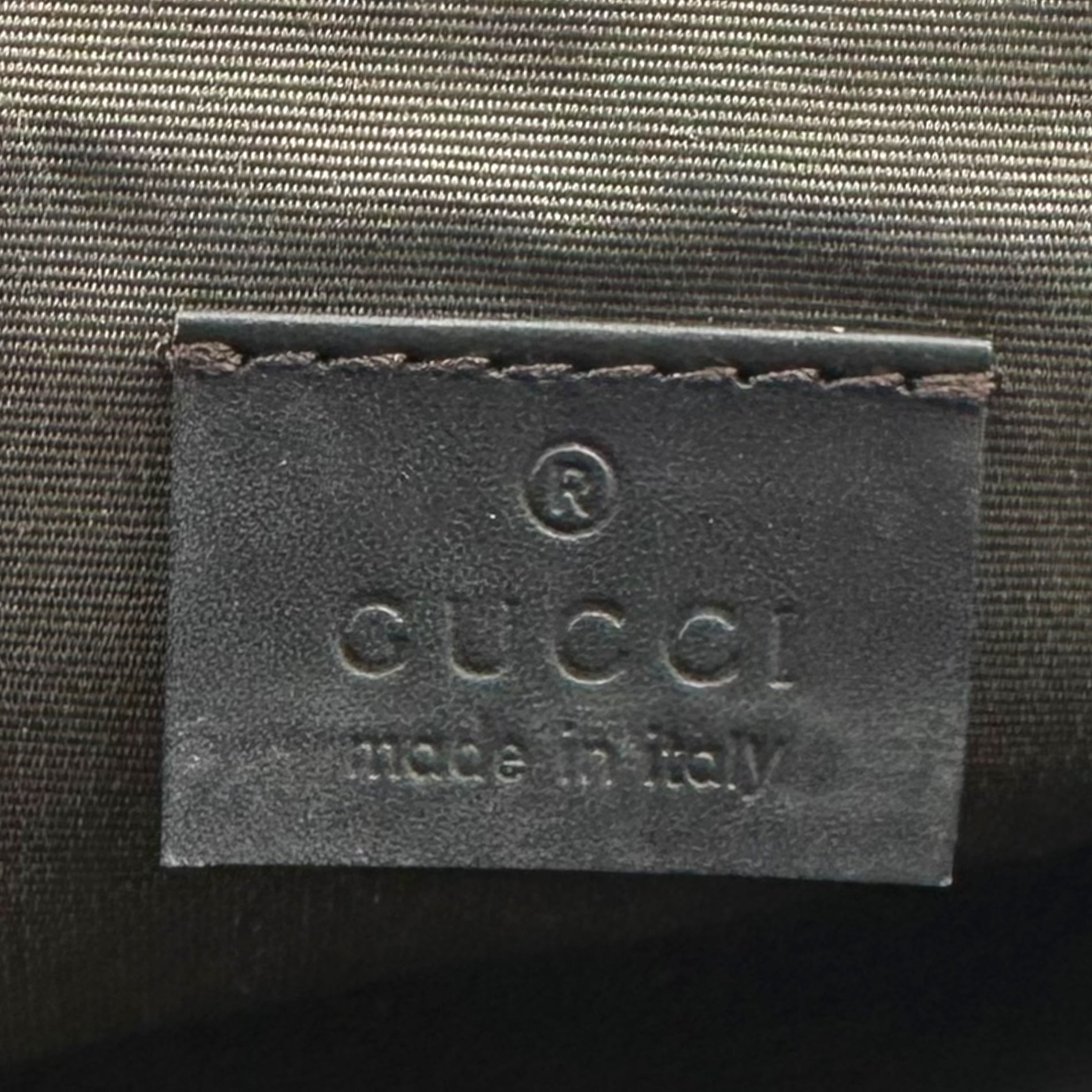 GUCCI(グッチ) GG Canvas Accessory Pouch Mini Handbag GG キャンバス アクセサリー ポーチ ミニ ハンドバッグ 07198 2123 ブラック×ブラウン