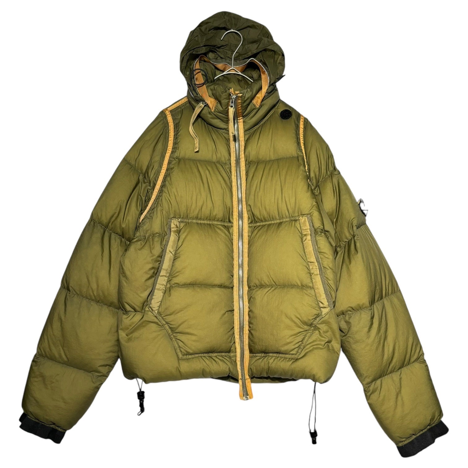 STONE ISLAND(ストーンアイランド) 07AW Micro Reps GOOSE DOWN JACKET マイクロ レップ グース ダウン ジャケット 47154V24 M カーキ 07年製 アーカイヴ 稀少品