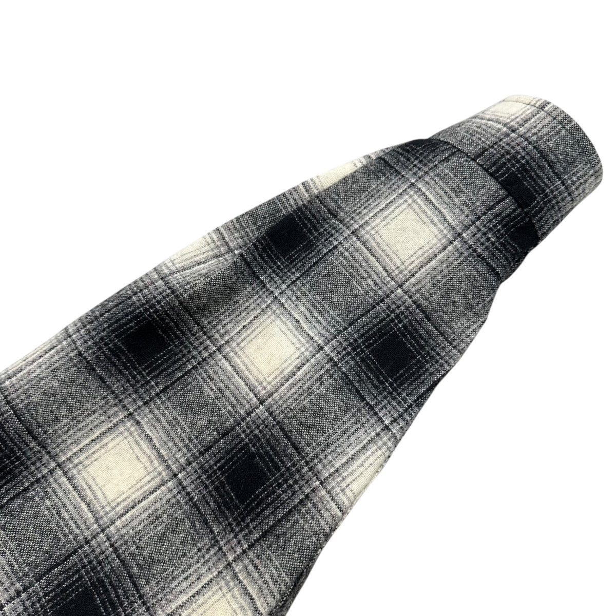 PENDLETON(ペンドルトン) 1990’s USA made OUTDOORSMAN Wool Flannel Shirt - Ombre Check ウール フランネル シャツ オンブレ チェック L ブラック×ホワイト 90年代 ヴィンテージ USA製
