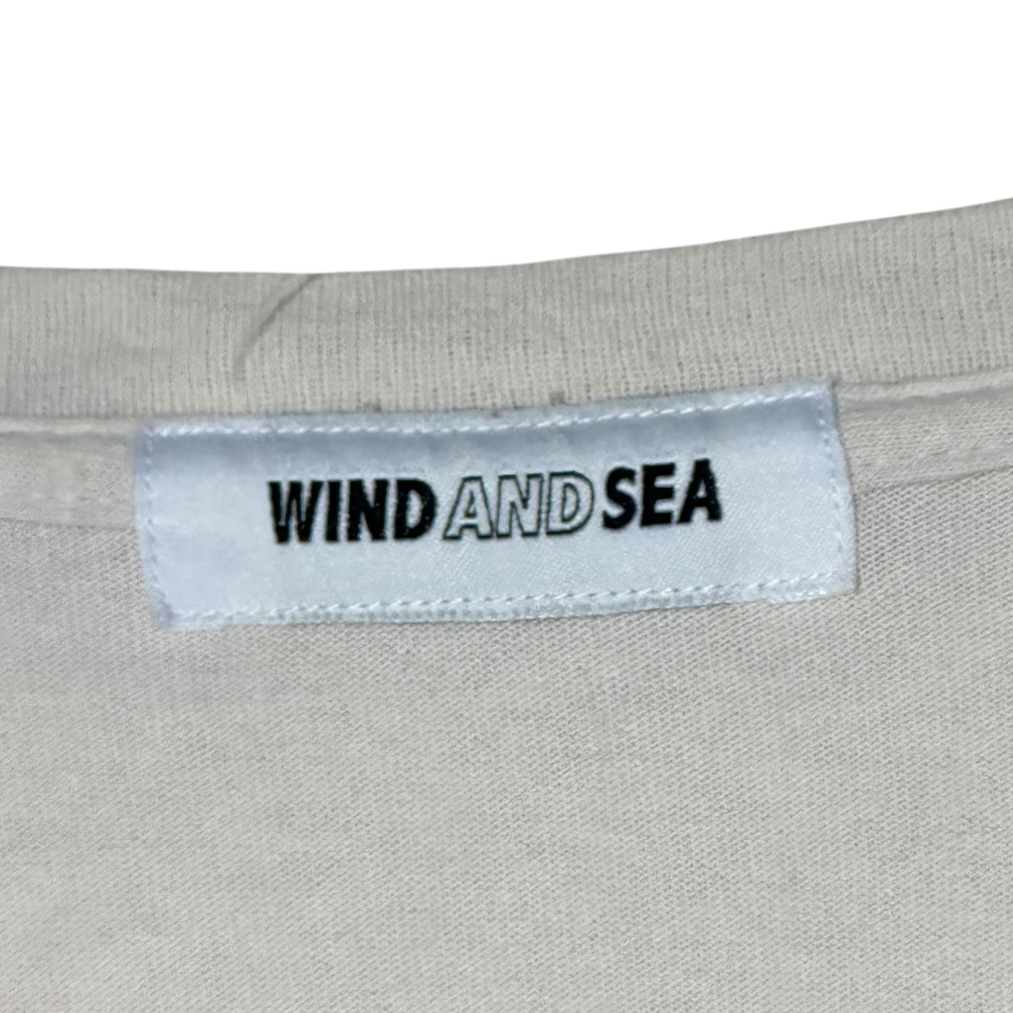 WIND AND SEA×GOD SELECTION XXX(ウィンダンシー×ゴッドセレクション) W NAME LOGO PRINT TEE W ネーム ロゴプリント Tシャツ L ライトピンク