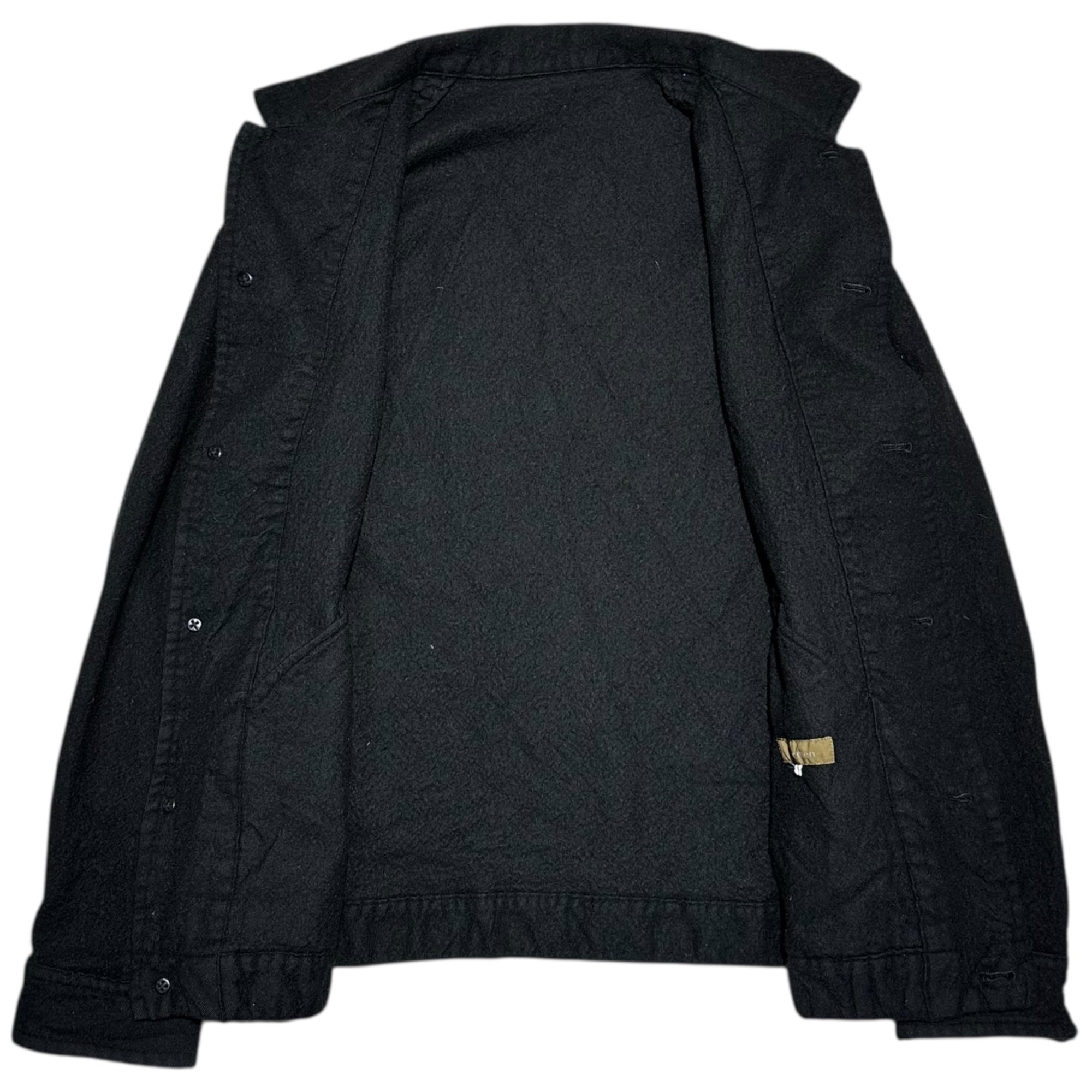 Y's for men(ワイズフォーメン) 90's Archive Wool Fulling Jacket 90年代 アーカイブ ウール 縮絨 ジャケット 4(L程度) ブラック ブルゾン 90年代