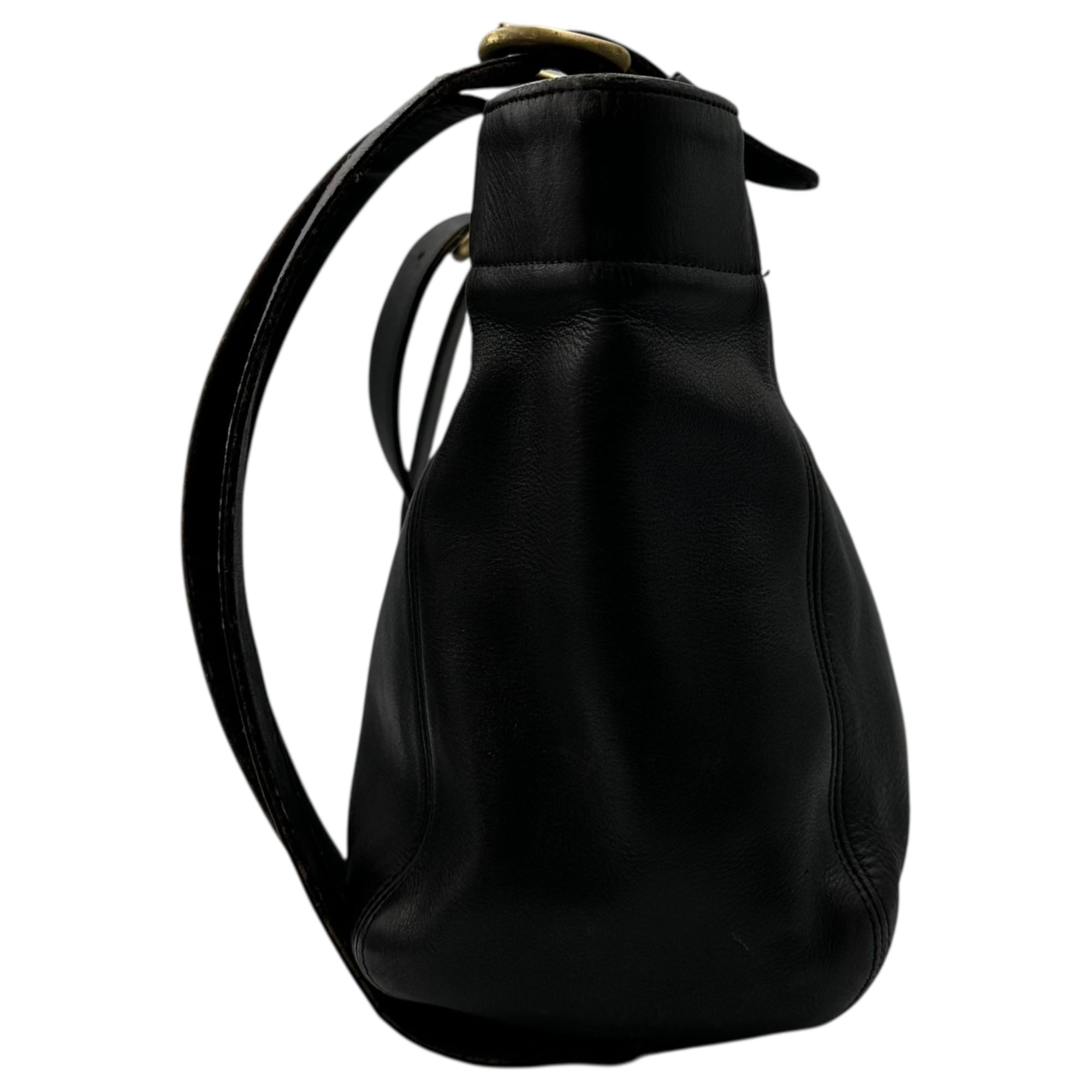 COACH(コーチ) Old All-Leather Tote Bag オールド オールレザー トート バッグ ブラック オールドコーチ