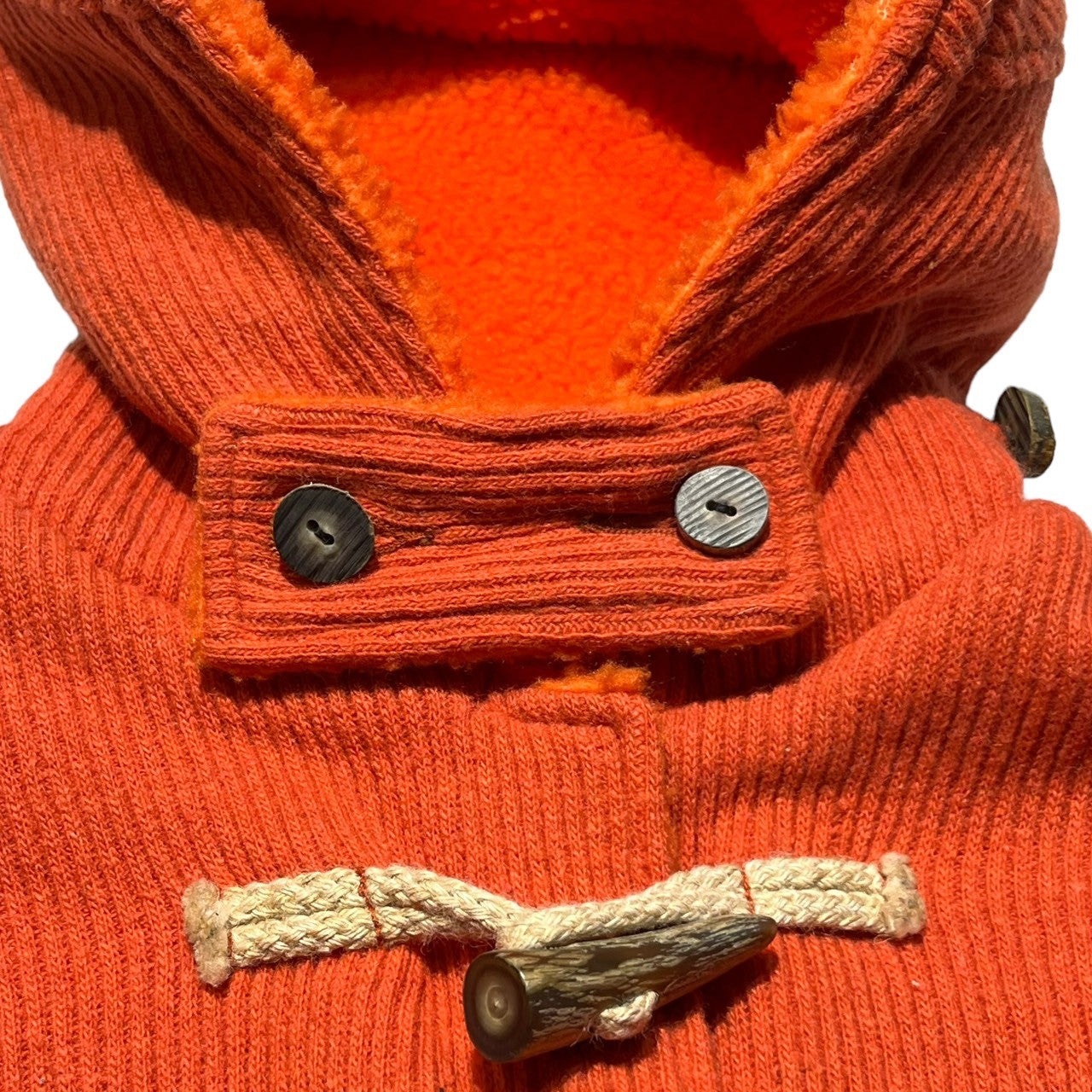 GOODENOUGH(グッドイナフ) 00's vintage luxury orange color duffel coat  ラグジュアリーオレンジカラー ダッフルコート 藤原ヒロシ エルメスオマージュアイテム 表記なし(FREE) オレンジ