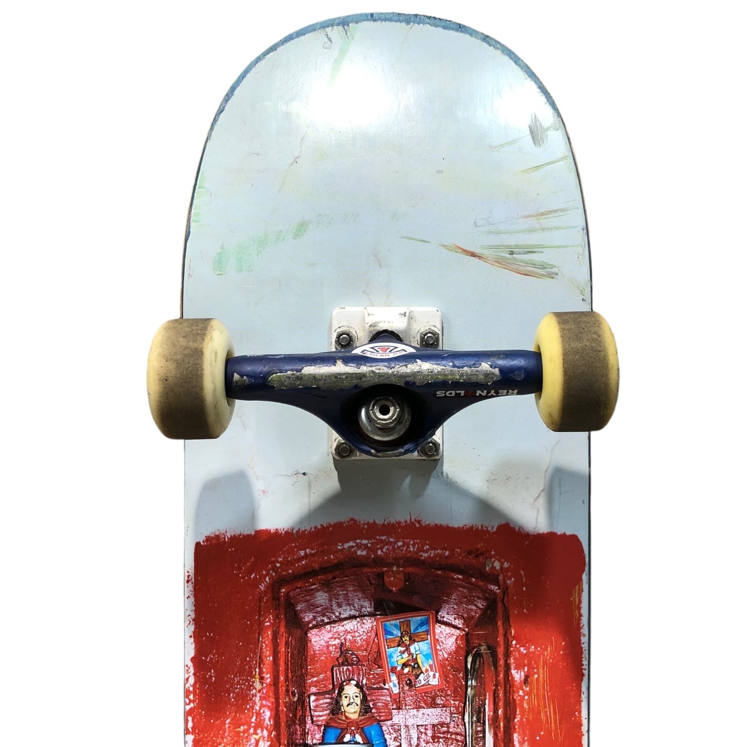 THE KILLING FLOOR(キリングフロアー) skateboard deck スケートボードデッキ ホワイト×レッド×グリーン