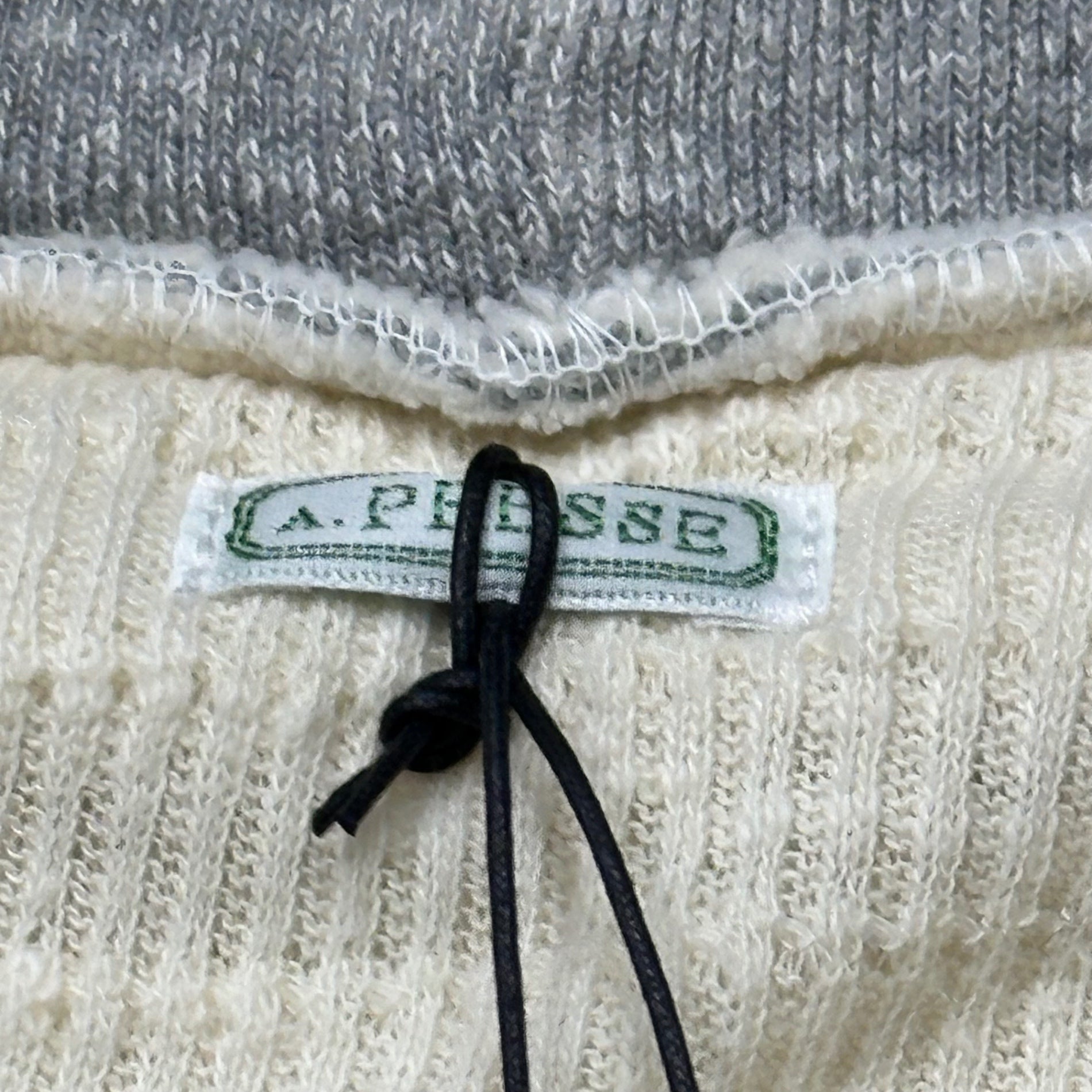 A.PRESSE(アプレッセ) 25SS Vintage Zip Sweat Hoodie ヴィンテージ ジップ パーカー 25SAP-05-09K 2 グレー