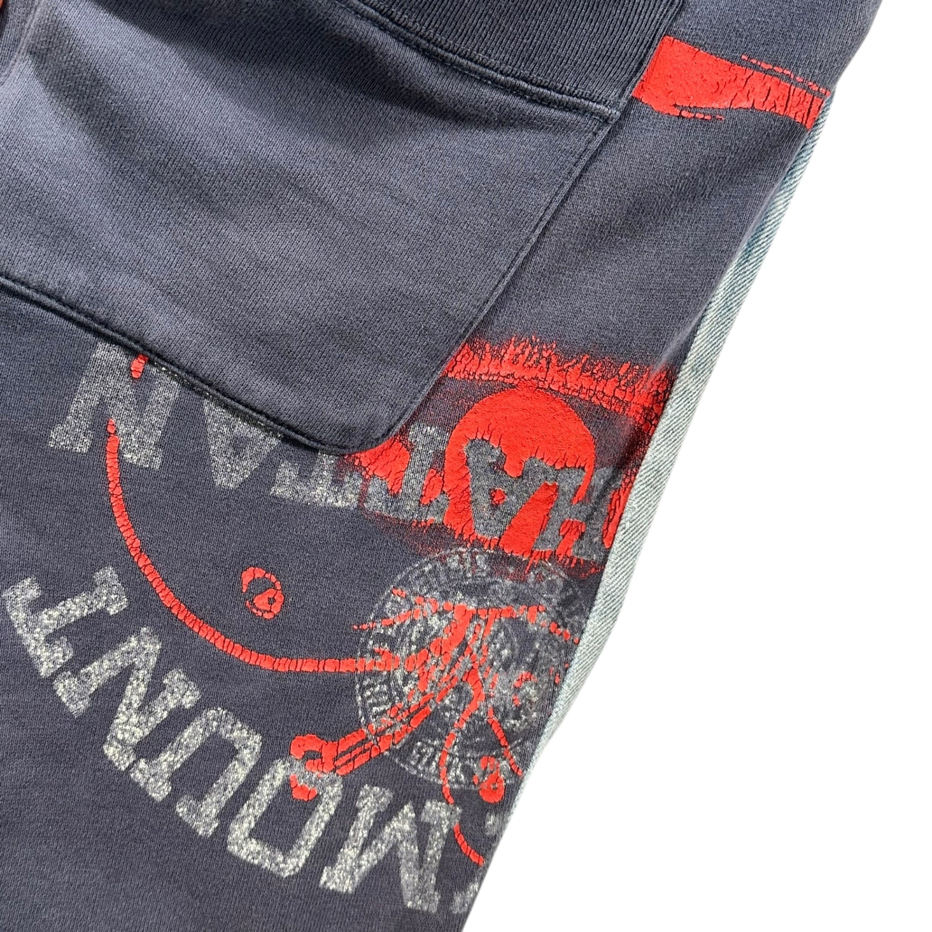 UNDERCOVER(アンダーカバー) 11SS Reworked Distressed Denim Sweat
