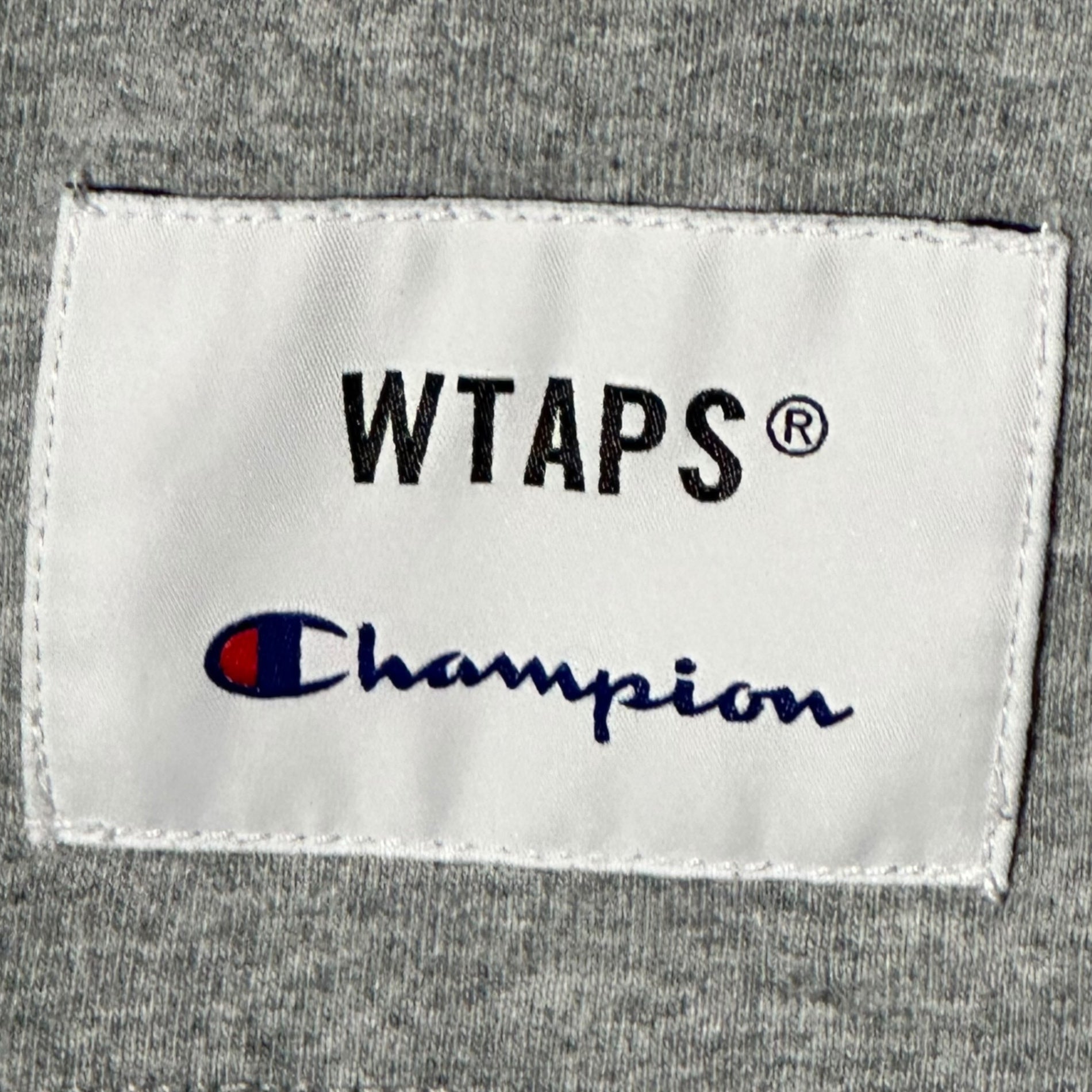 WTAPS × Champion(ダブルタップス × チャンピオン) 21SS Champion Collaboration Long-Sleeve T-Shirt チャンピオン コラボ 長袖 Tシャツ C8-T410 M グレー