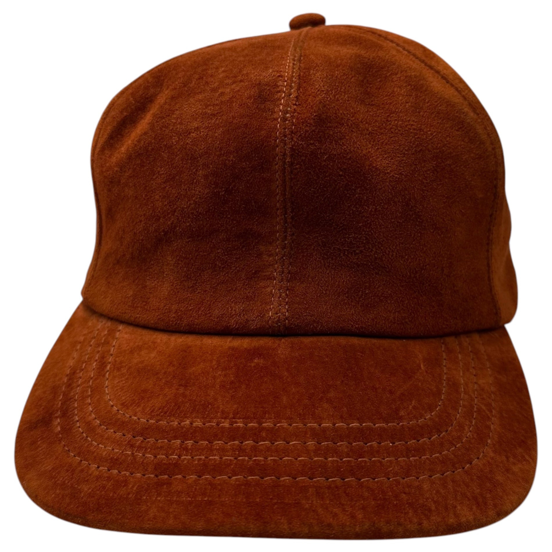 L.L.BEAN(エルエルビーン) 80's USA made Suede Leather Cap スウェード レザー キャップ ブラウン 80年代 ヴィンテージ