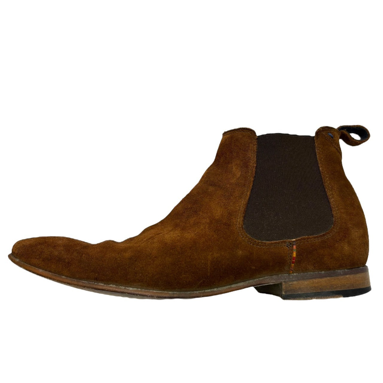 PS PAUL SMITH(ピーエスポールスミス) Suede Side Gore Boots スウェード サイドゴア ブーツ UK7(25.5~26.0cm程度) ブラウン