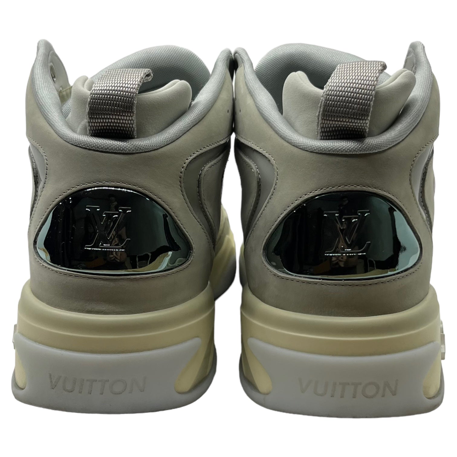 LOUIS VUITTON(ルイヴィトン) 23AW Lv Trainer 2 Sneaker "Gris LV トレーナー 2 ライン スニーカー GO 0263 8 1/2(27.5cm程度) ホワイト×グレー ハイカット