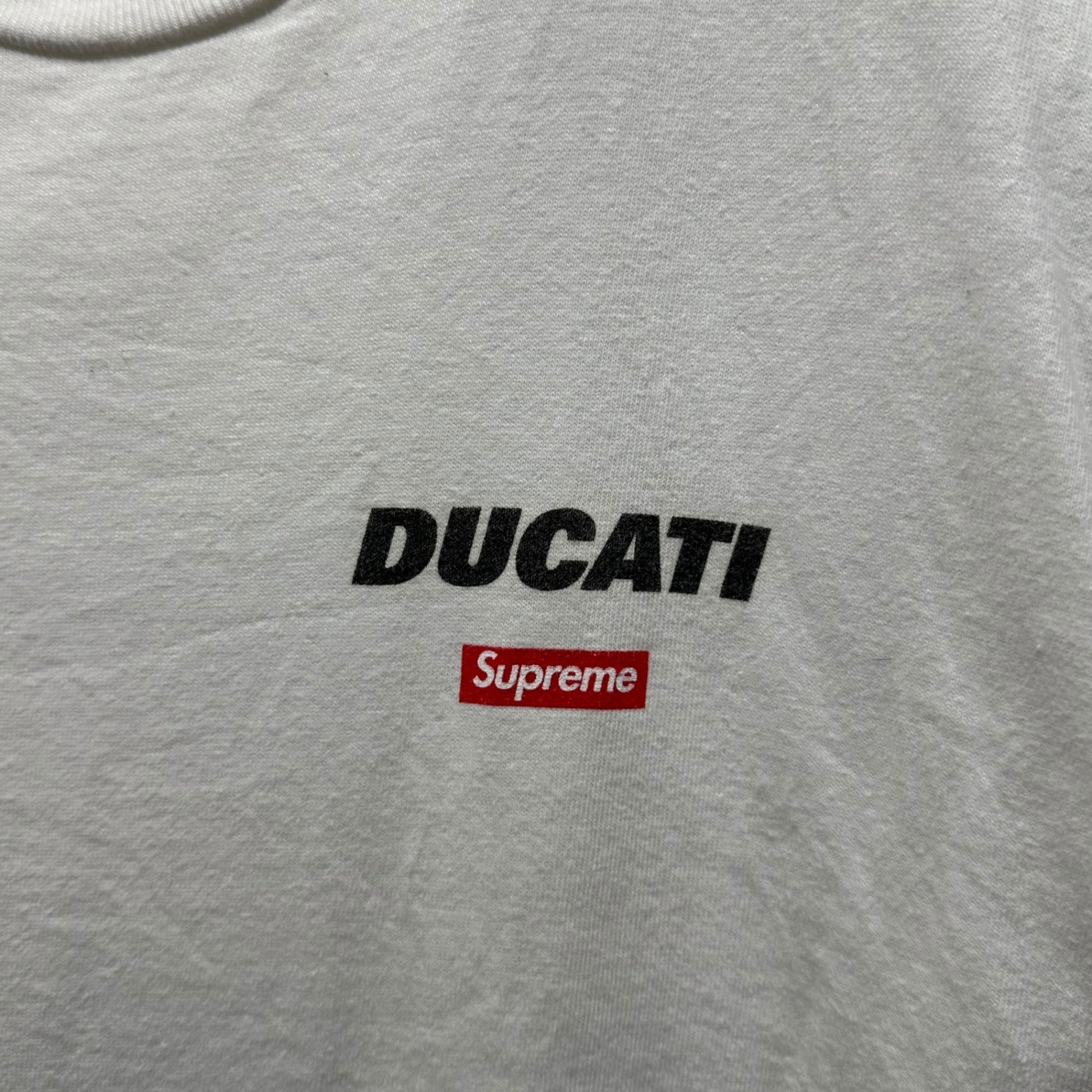 SUPREME(シュプリーム) 24SS Ducati Logos Tee ドゥカティ ロゴ Tシャツ S ホワイト