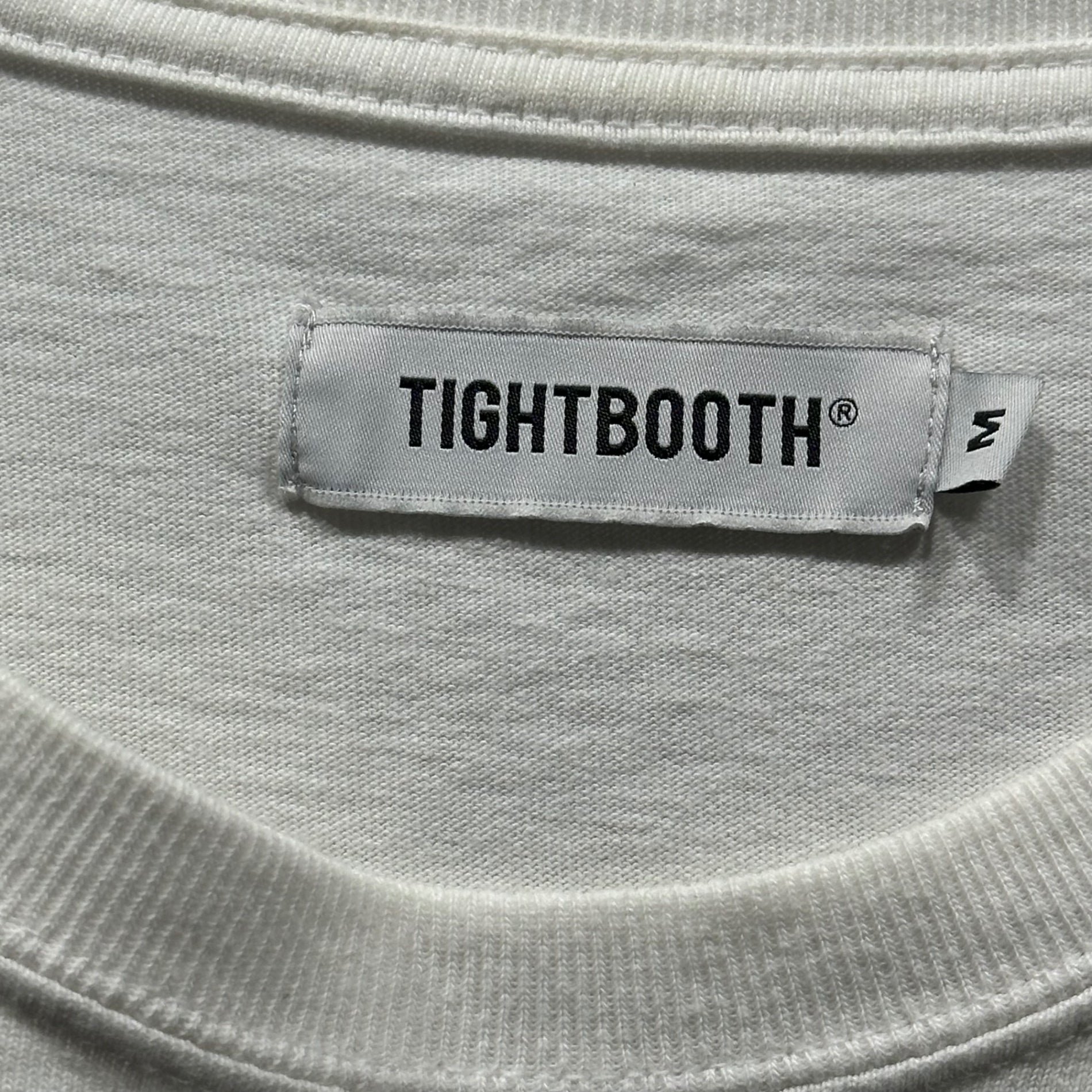 TIGHTBOOTH(タイトブース) SMOKE UP SON T-SHIRT スモークアップ サン Tシャツ M ホワイト