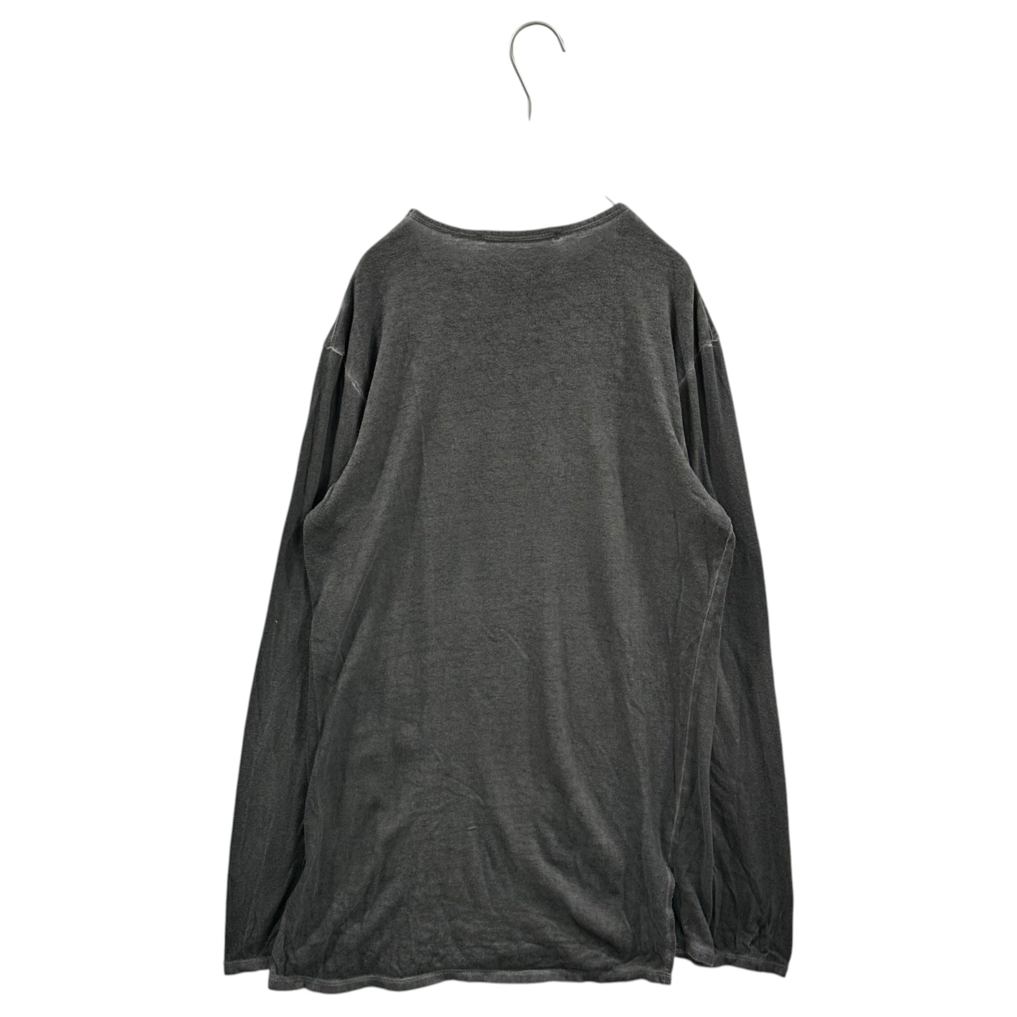 D.HYGEN(ディーハイゲン) Cold-dyed L/S T-Shirt コールド ダイ 長袖 Tシャツ カットソー ST101-00138A 2(M程度) グレー