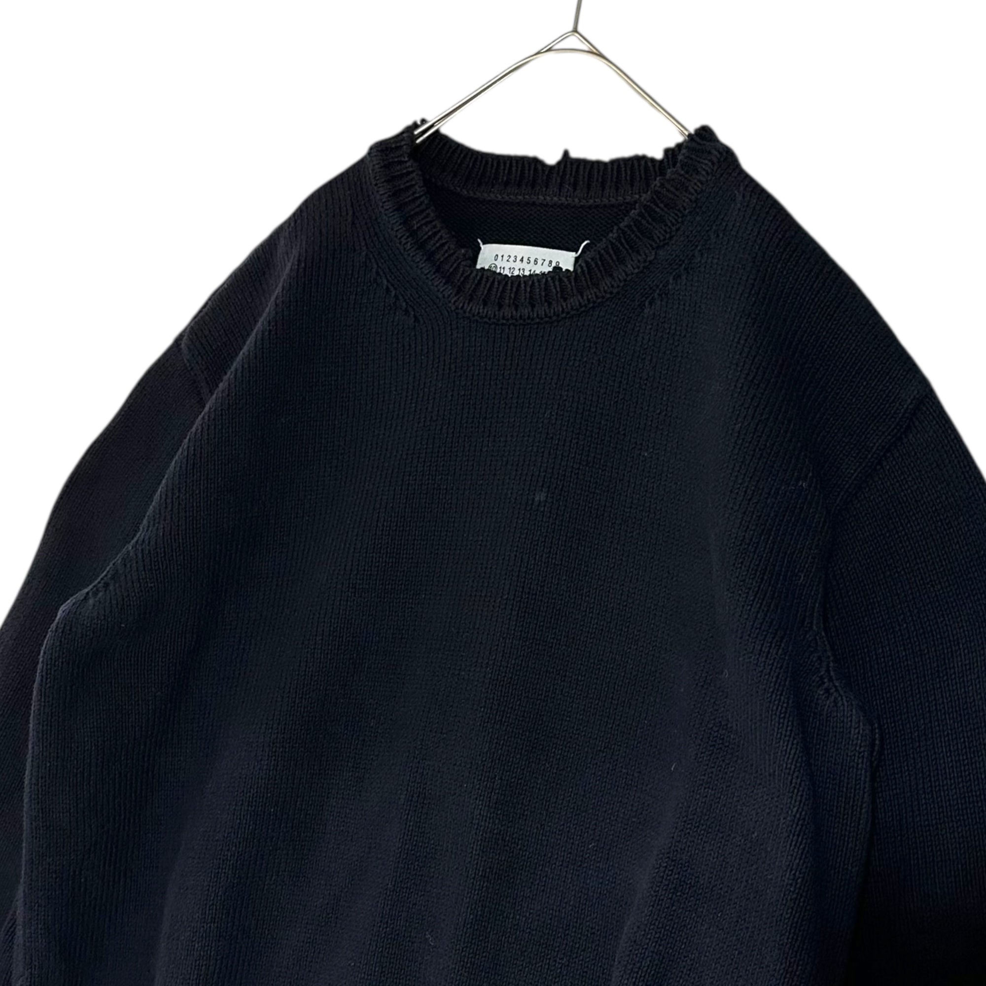 Maison Margiela マルジェラ 黒ニット　M MAISON MARGIELA メゾンマルジェラ 4ライン 18AW S51HA0858 四つ