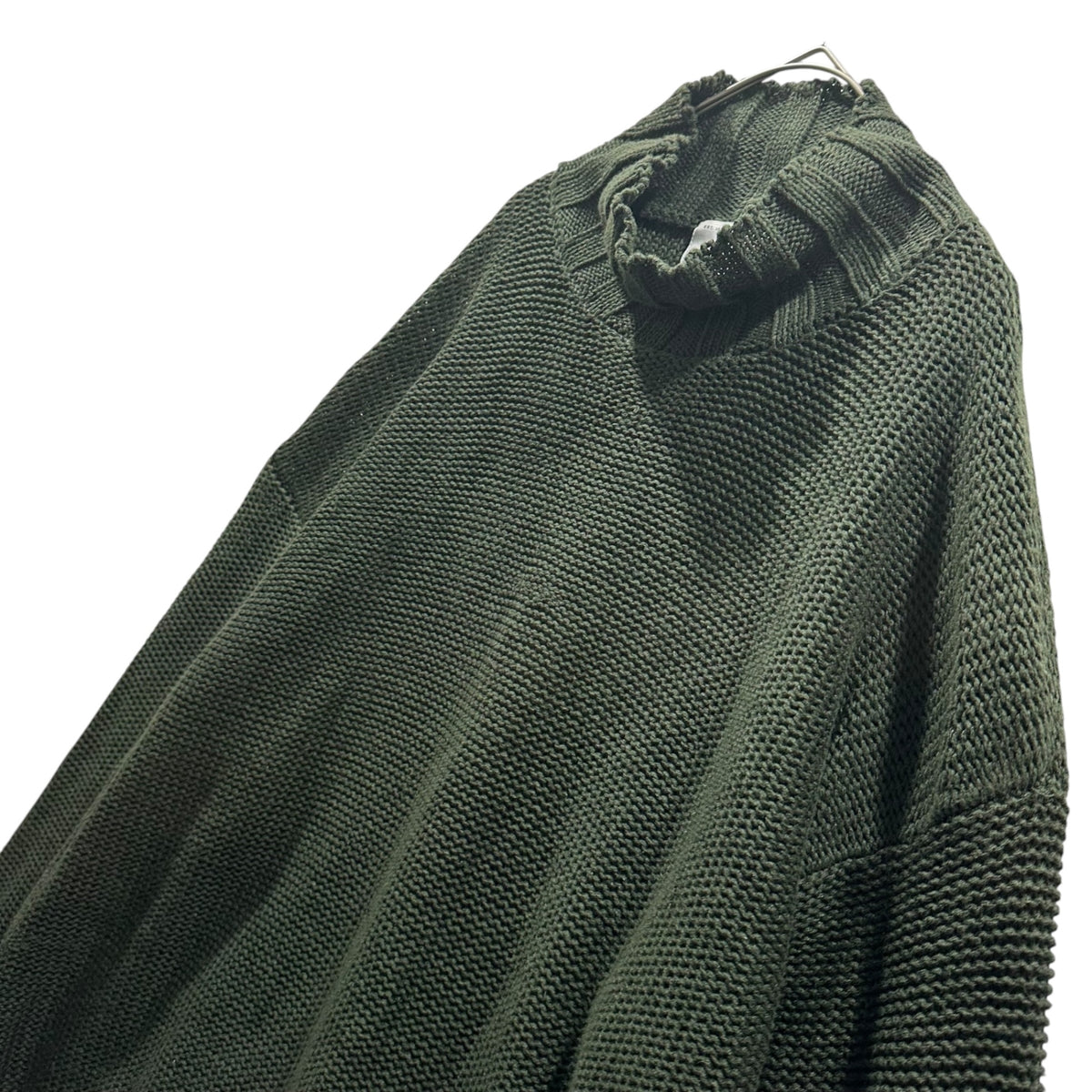 ARMANI EXCHANGE(アルマーニエクスチェンジ) 1990's Linen-Cotton High-Neck Knit リネン コットン ハイネック ニット M カーキ