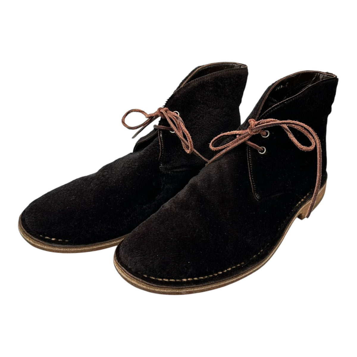 tricot COMME des GARCONS(トリココムデギャルソン) Lace-up chukka boots レースアップ チャッカブーツ 24.5cm ダークブラウン