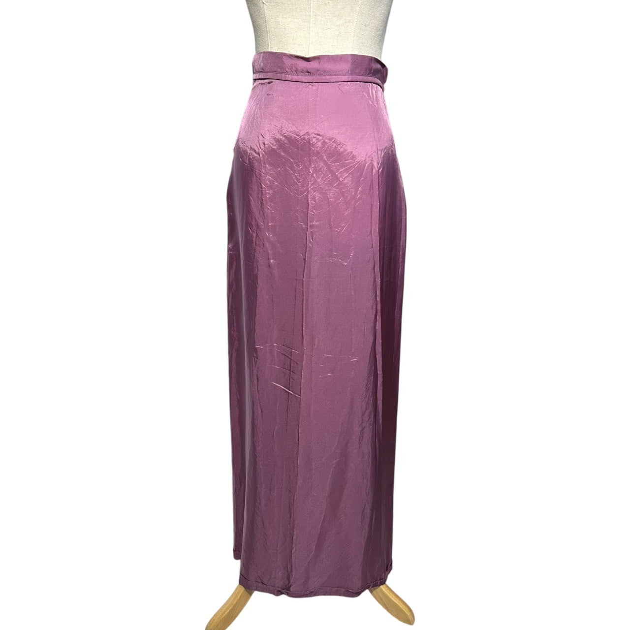 Y's(ワイズ) old high waist maxi long skirt オールド ハイウエスト マキシロングスカート YP-S24-231 3 パープル