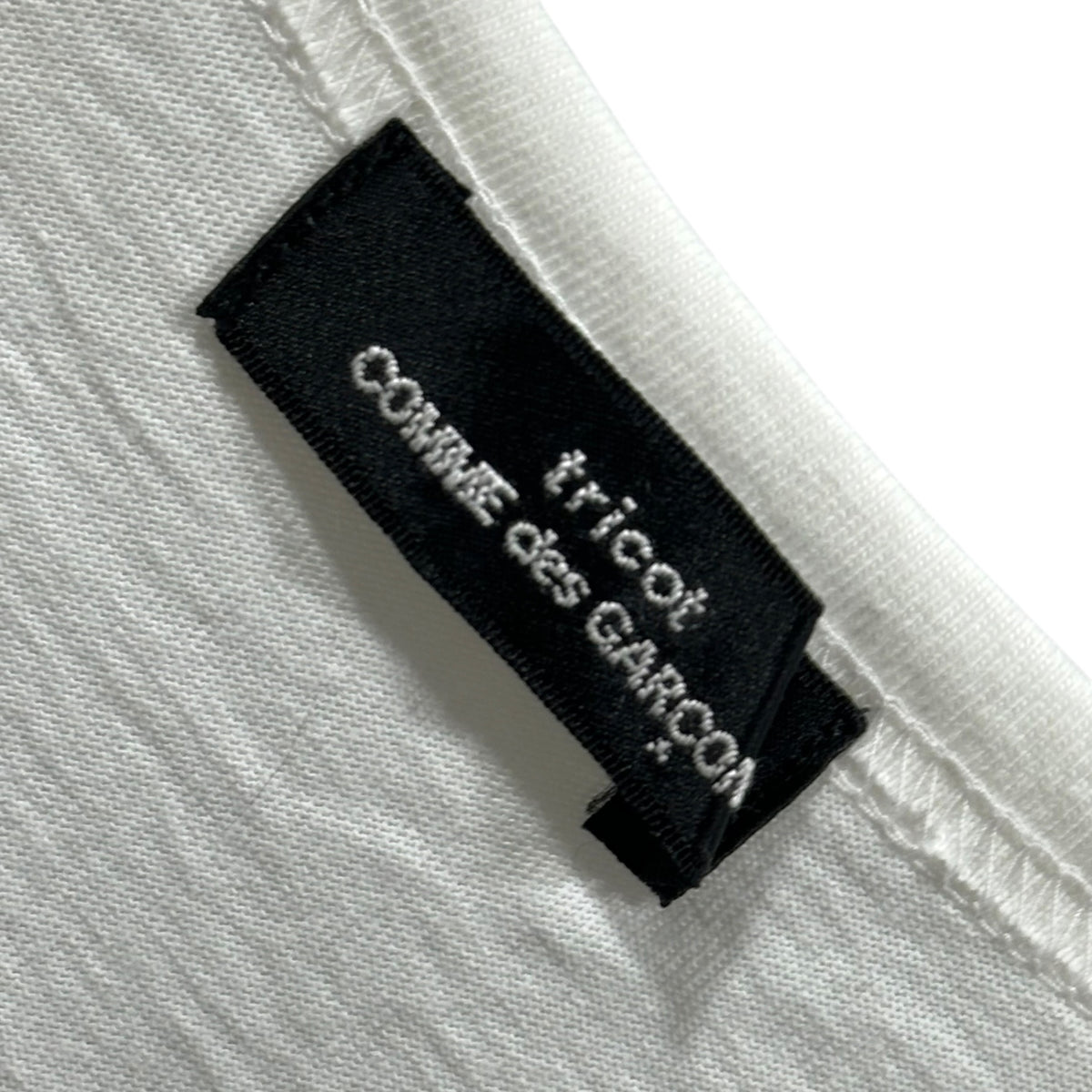 tricot COMME des GARCONS(トリココムデギャルソン) 2003AW ”MID JULY 2003 New Zealand” sleeveless T-Shirt ノースリーブ Tシャツ TK-T065 表記無(M程度) ホワイト AD2003