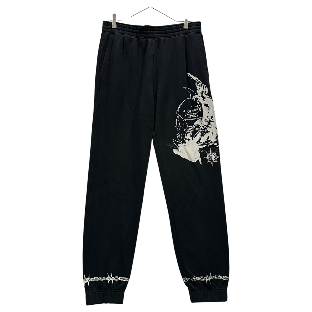 GIVENCHY(ジバンシィ) 2021AW Graphic Print Sweatpants グラフィック プリント スウェット パンツ BM50WS3Y6U L ブラック