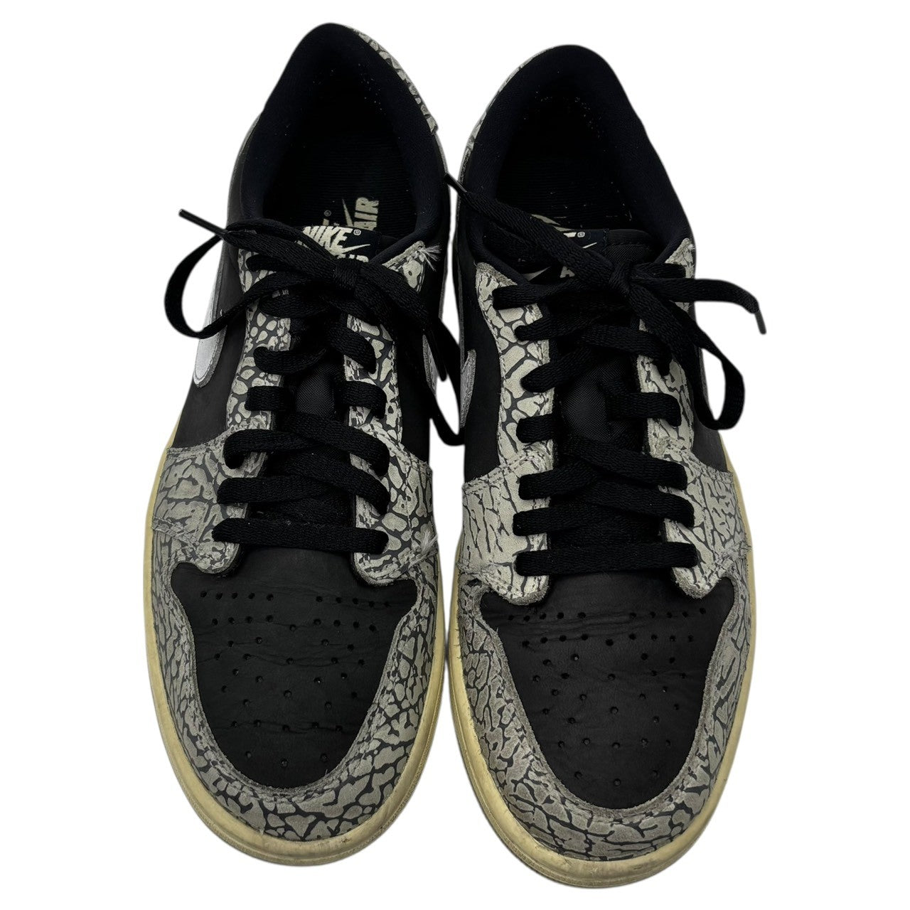 NIKE(ナイキ) Air Jordan 1 Retro Low OG "Black Cement" エアジョーダン 1 レトロ セメント CZ0790-001 26.5cm ブラック×グレー ローカット スニーカー