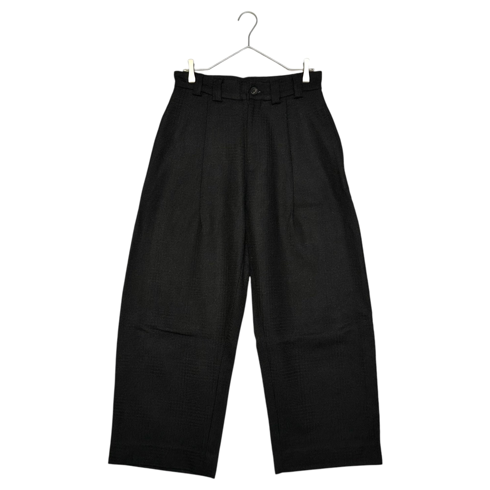 STUDIO NICHOLSON(スタジオニコルソン) BUSHEL VOLUME PANTS  ブッシェル ボリューム パンツ BUSHEL-SNM-027 XS ブラック