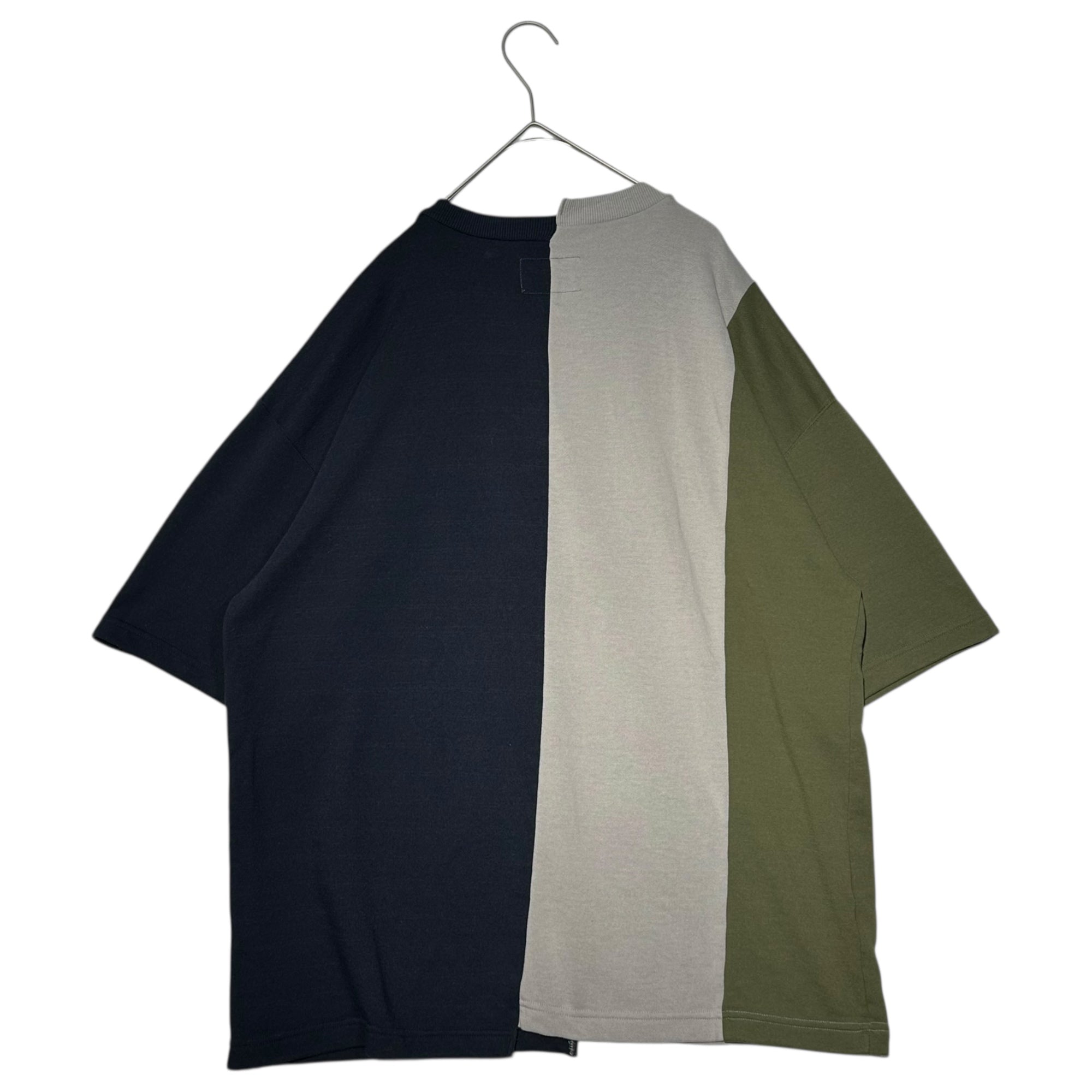 THE NORTH FACE PURPLE LABEL(ノースフェイスパープルレーベル) 19SS Asymmetry Logo Tee アシンメトリー ロゴ Ｔシャツ NT3916N M マルチ 再構築