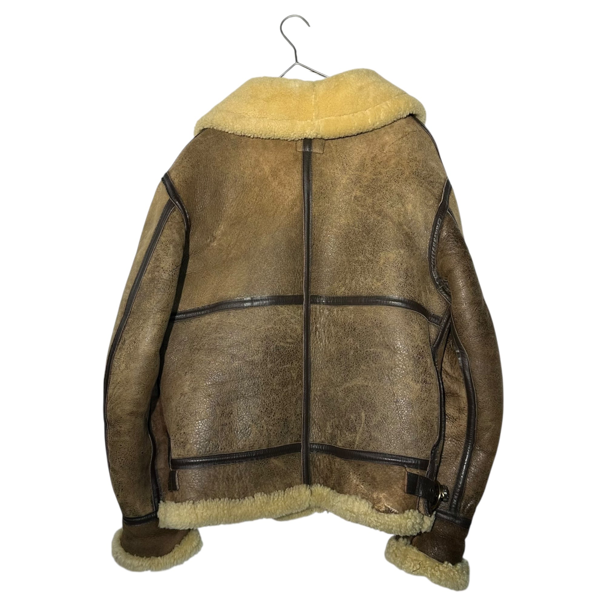 BRANDED(ブランデッド) TYPE B-3Mouton Flight Jacket ムートン フライト ジャケット 34(XS程度) ブラウン USA製 ヴィンテージ