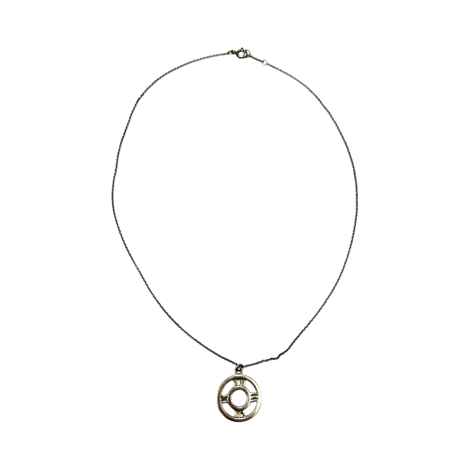 TIFFANY & CO.(ティファニー) Atlas Open Medallion Pendant Necklace アトラス オープン メダリオン ペンダント ネックレス シルバー