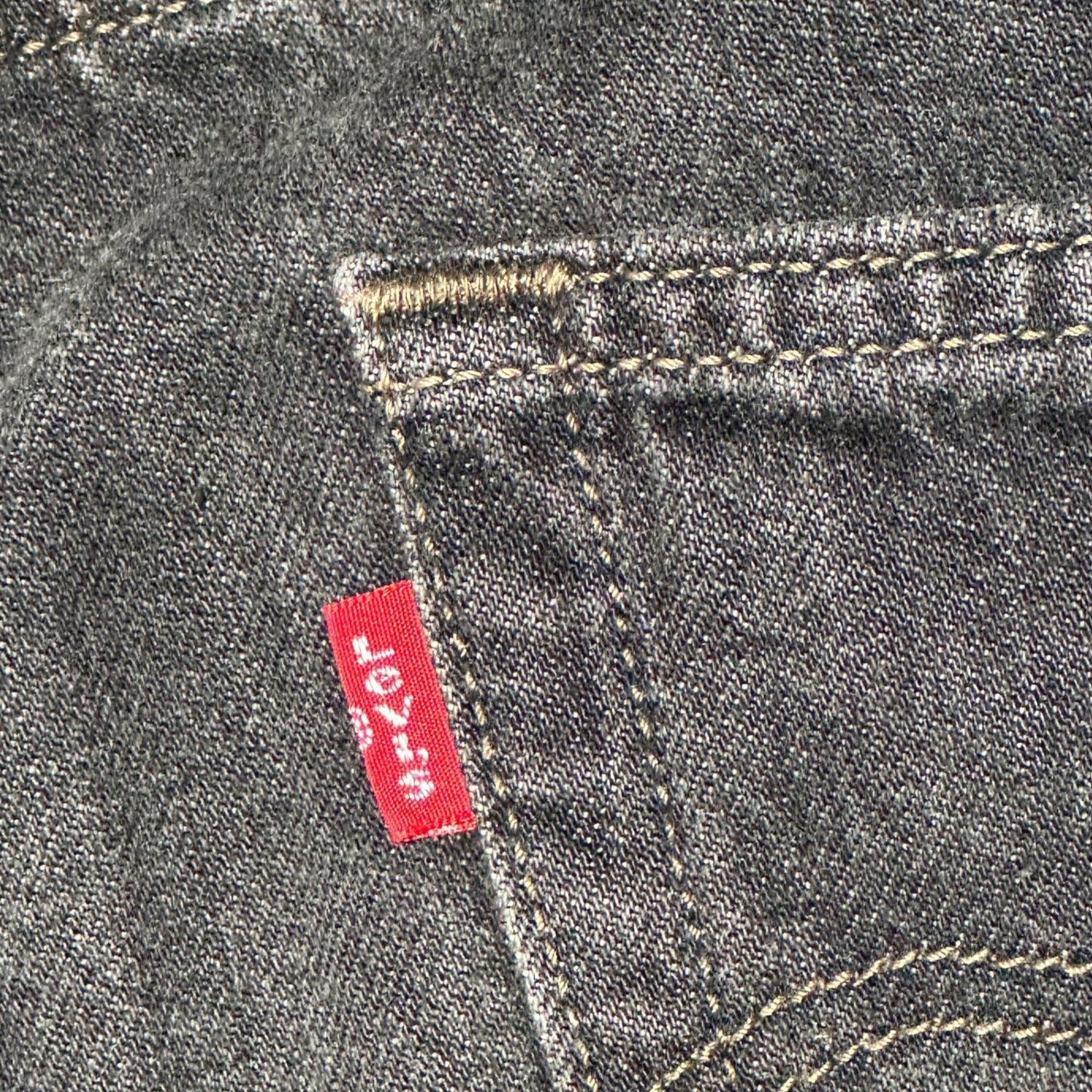 Levi's(リーバイス) Post-dyed black denim pants 501 後染め ブラック デニム パンツ 08501-00 36 ブラック