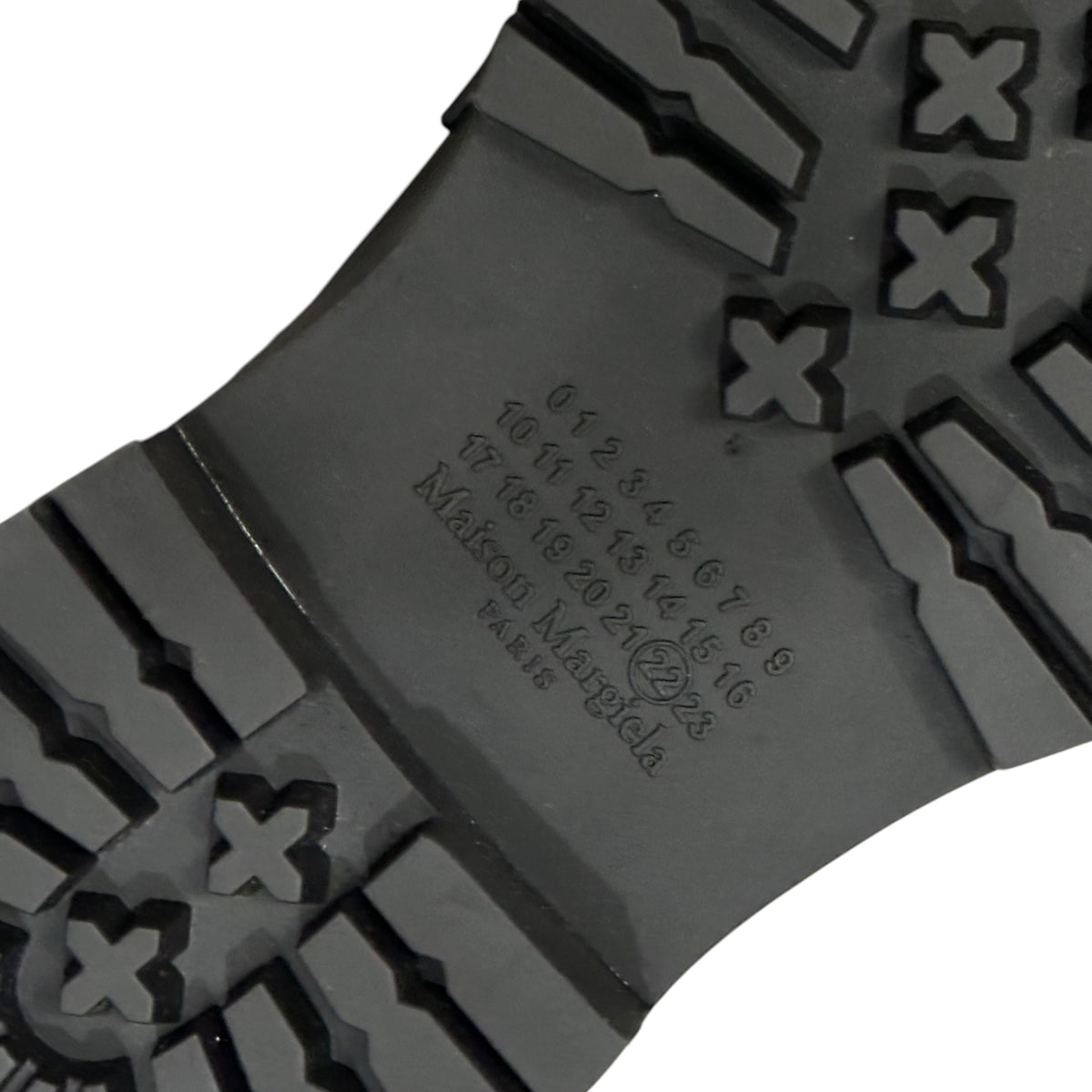 MAISON MARGIELA(メゾンマルジェラ) 2025AW TABI County Loafer 足袋 チャンキーソール ローファー S57WR0139 41 ブラック タビ
