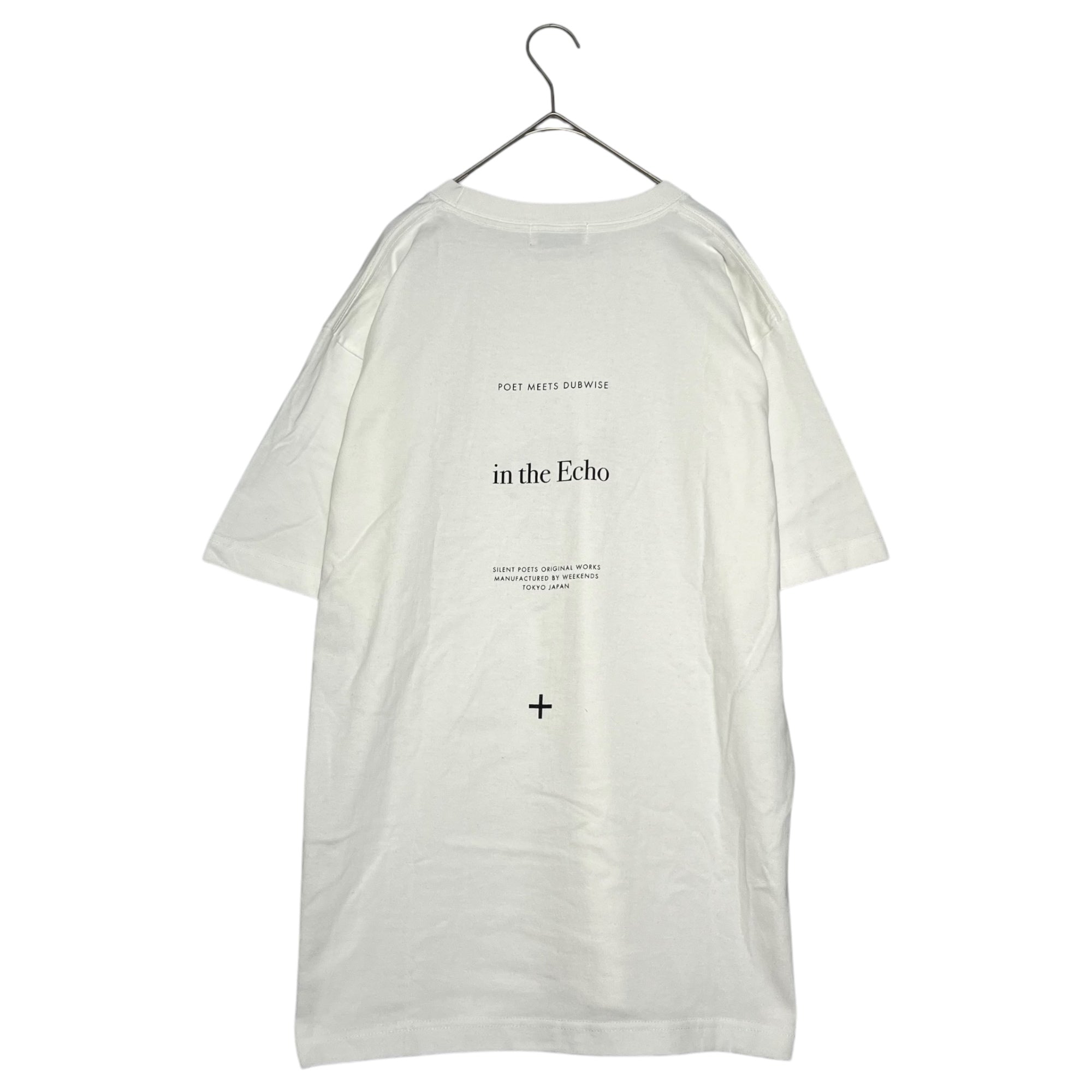 POET MEETS DUBWISE(ポエットミーツダブワイズ) Poetry S/S T-shirt プリント 半袖 Tシャツ L ホワイト