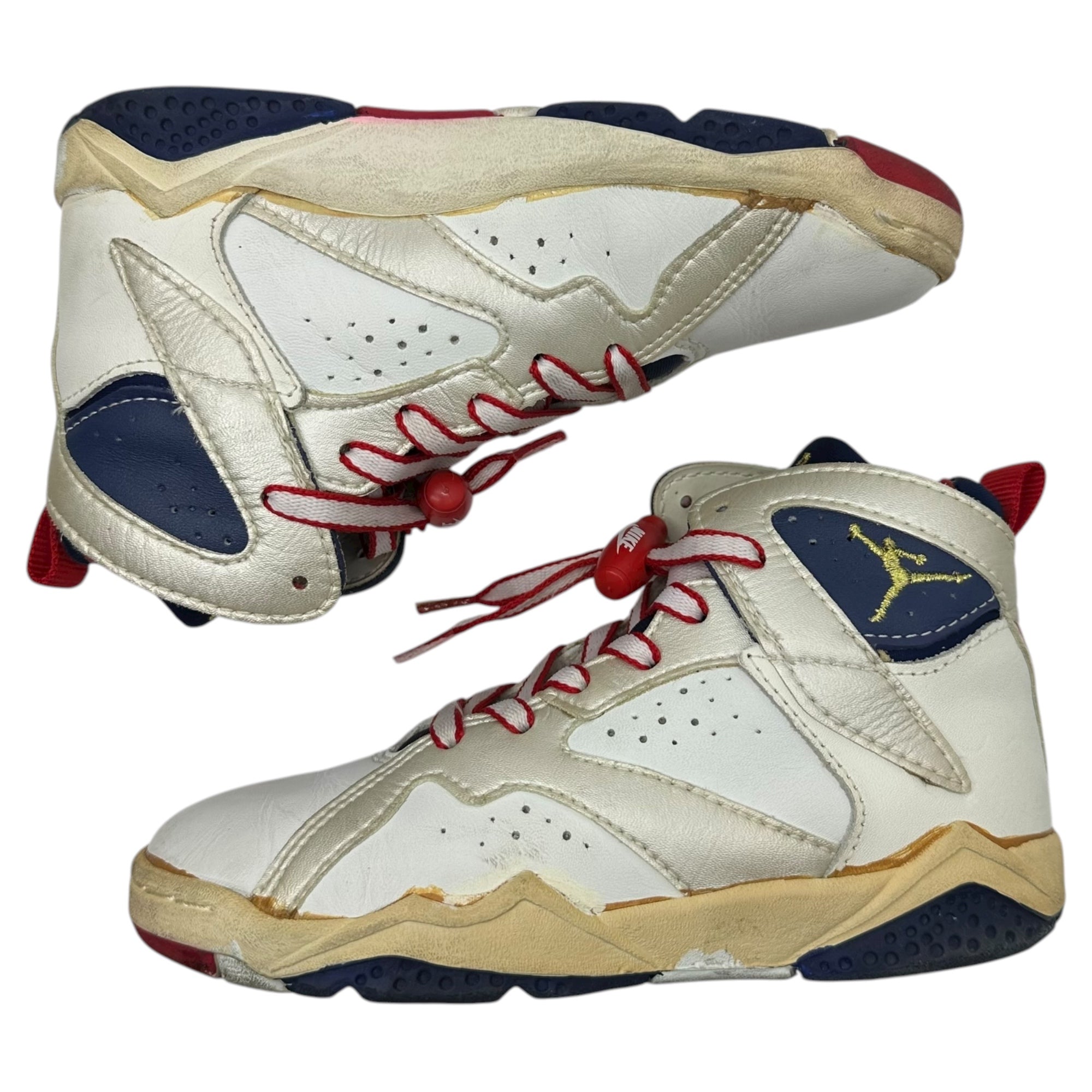 NIKE(ナイキ) 1992 Sky Jordan 7 BPS 'Olympic' スカイ ジョーダン 7 オリンピック 151022-140 US 13(19cm) ホワイト×レッド×ネイビー 90's 90年代 ヴィンテージ スニーカー オリジナル
