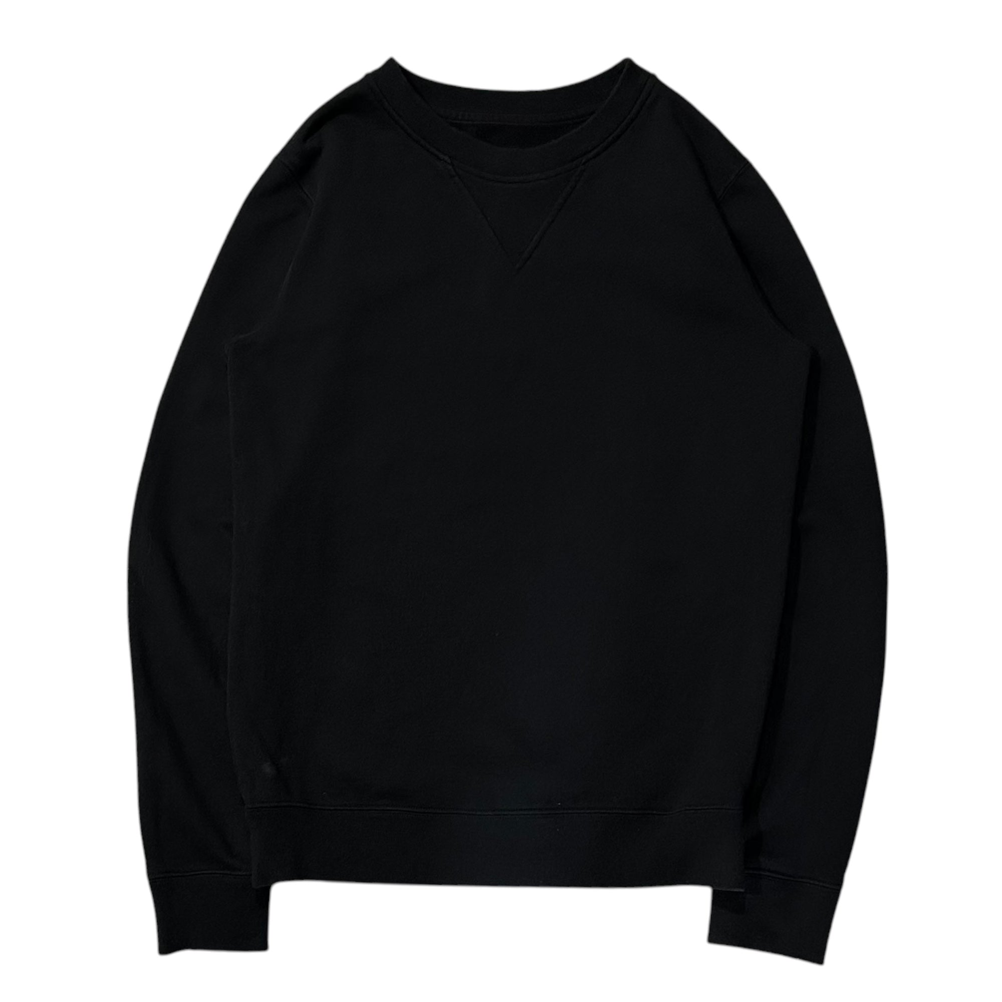 MAISON MARGIELA(メゾンマルジェラ) 22SS Classic Sweatshirt クルーネック スウェット S50GU0181 44 ブラック