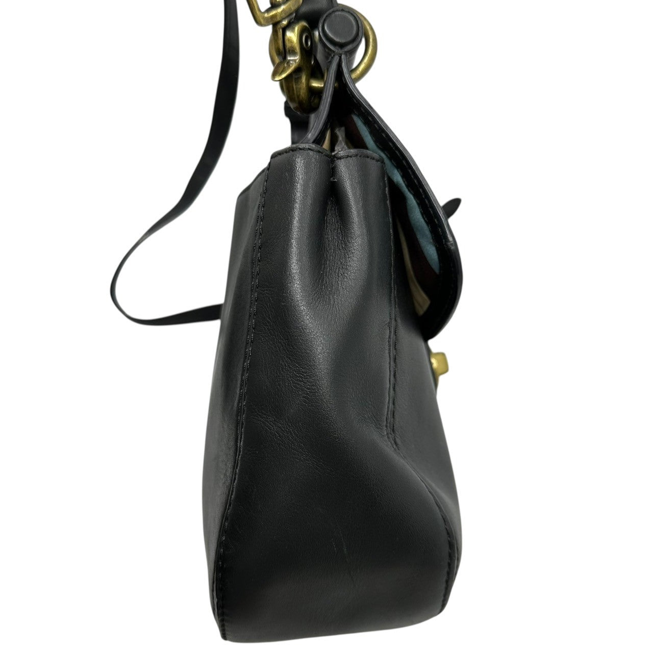 COACH(コーチ) New Willis Turnlock ニューウィリス ターンロック 2WAY ショルダー バッグ 19132 ブラック オールド OLD