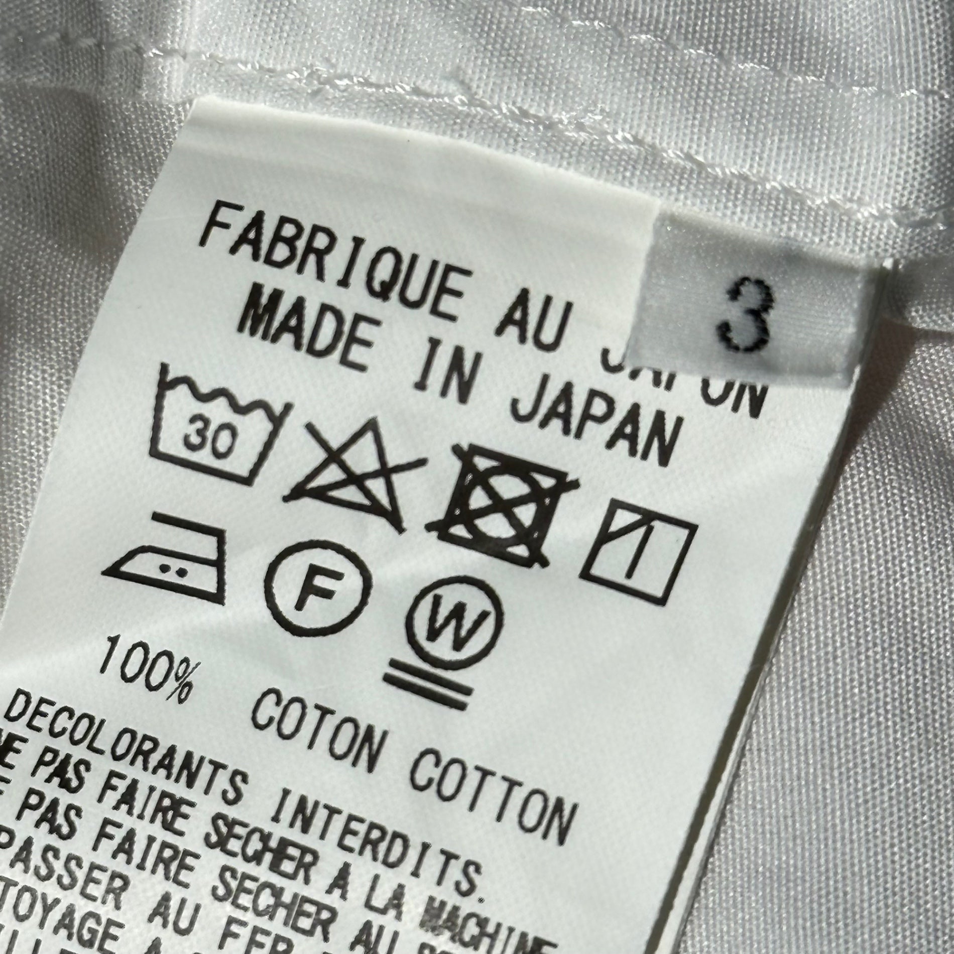 s'yte(サイト) BROAD CHINA SHIRT ブロード チャイナ シャツ UB-B18-080 3(L程度) ホワイト