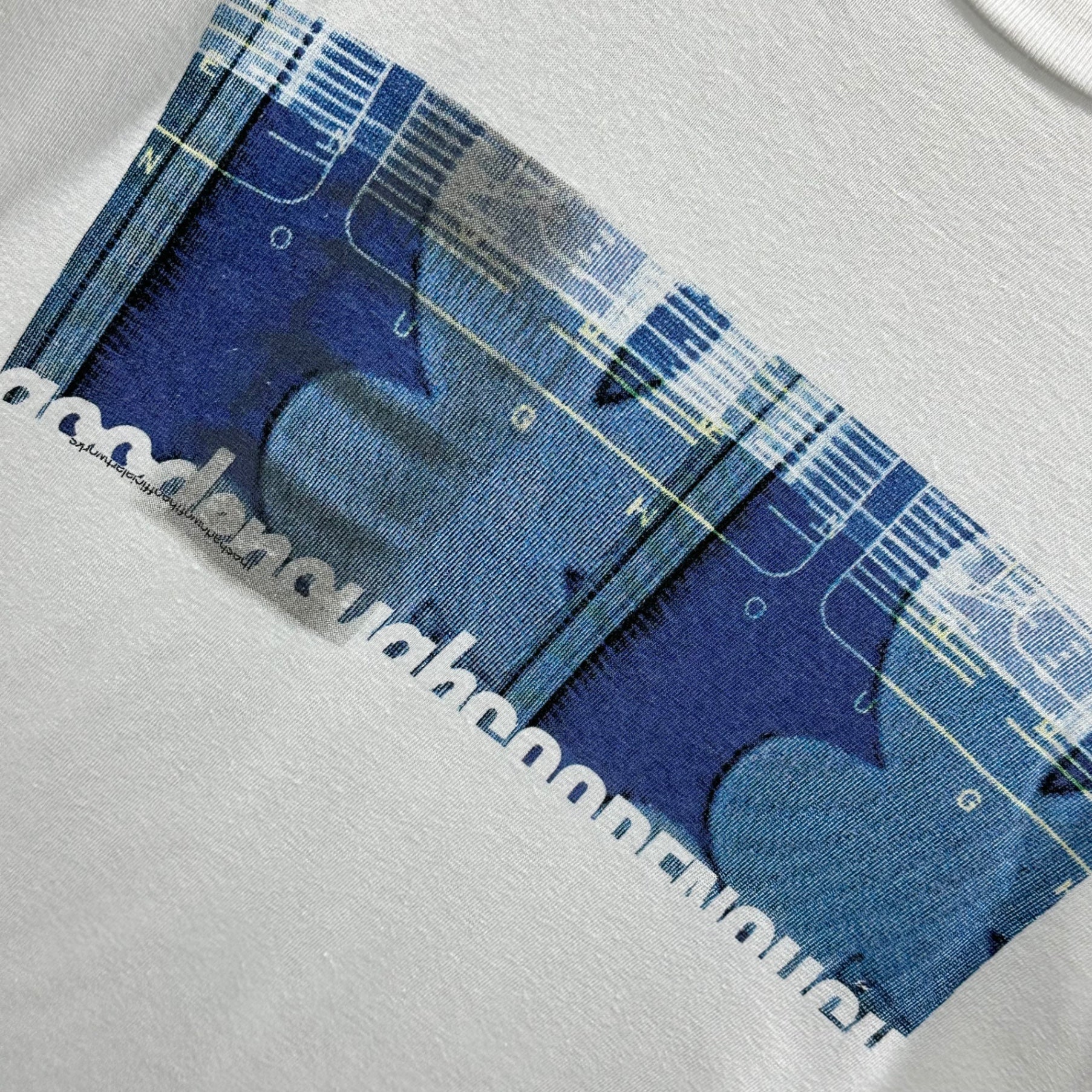 GOODENOUGH×ON SUNDAYS(グッドイナフオン・サンデーズ) 2003 Cotton base Graphic Tee グラフィック Tシャツ L ホワイト フラグメント
