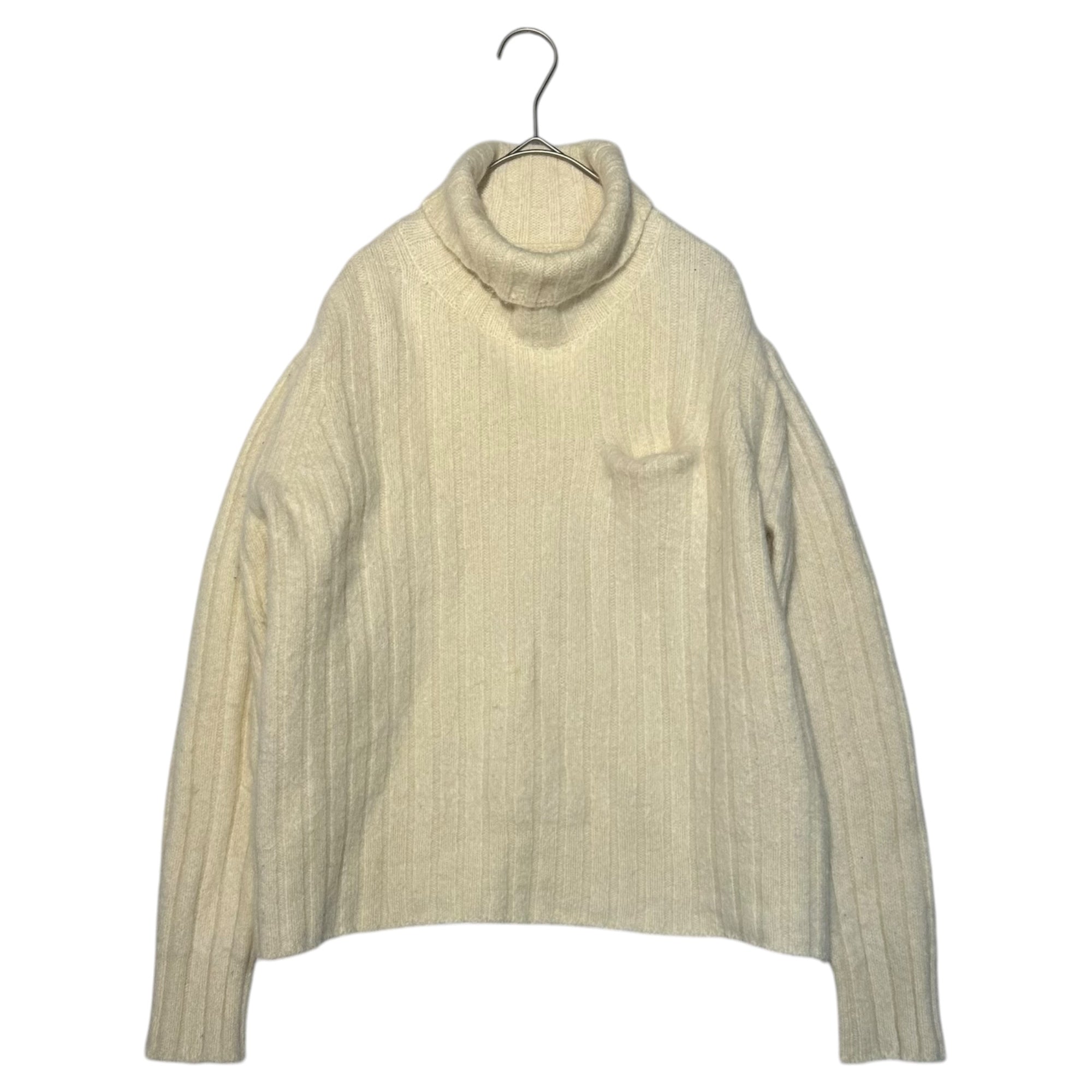 OLD JOE(オールドジョー) Angora Wool Pocket Turtleneck Knit アンゴラ ウール ポケット タートルネック ニット 152KN04 38 ホワイト
